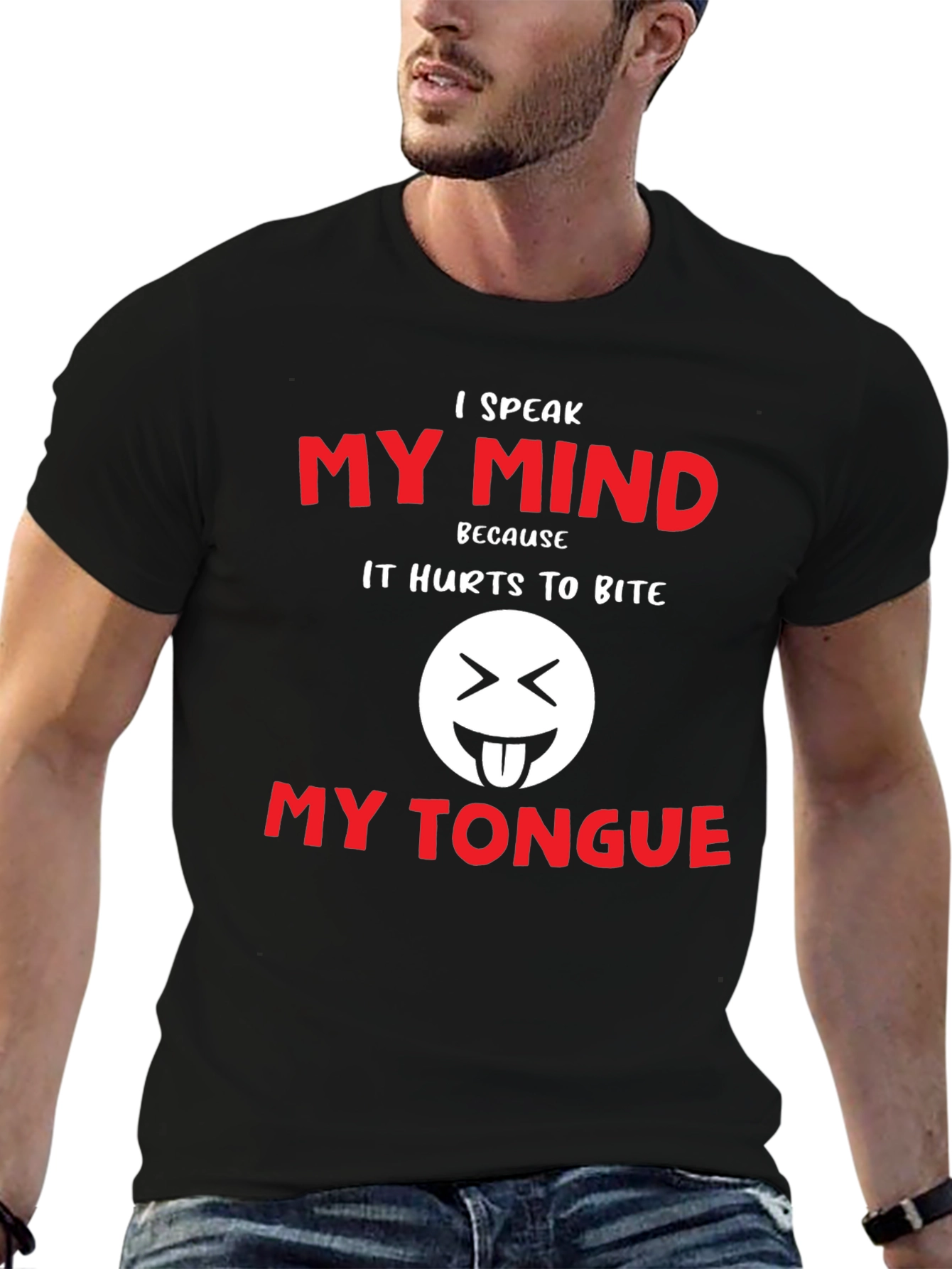 I Speak My Mind Funny Graphic T-Shirt