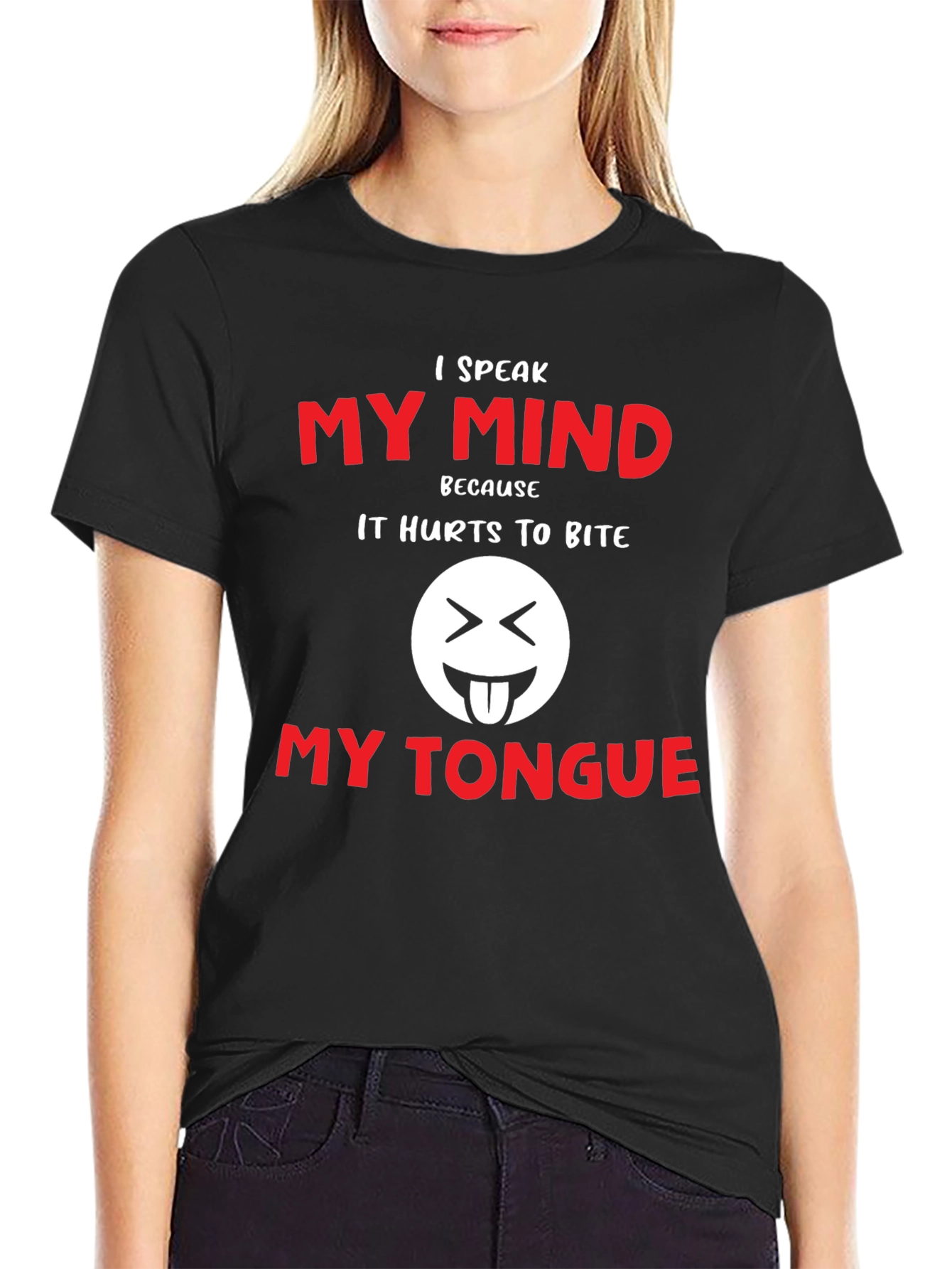 I Speak My Mind Funny Graphic T-Shirt