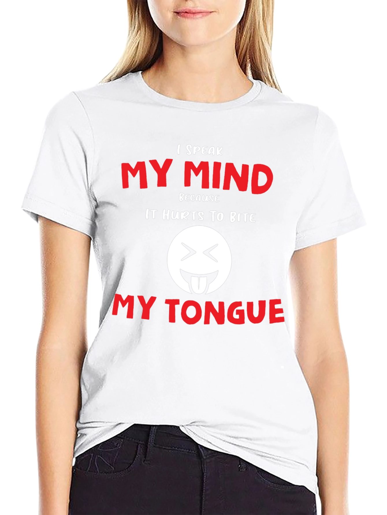 I Speak My Mind Funny Graphic T-Shirt