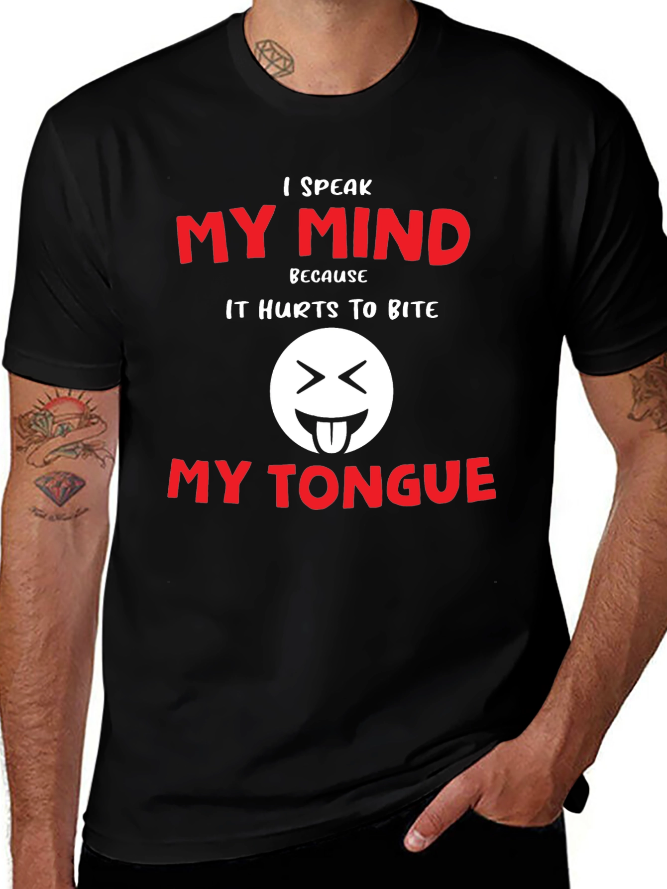 I Speak My Mind Funny Graphic T-Shirt