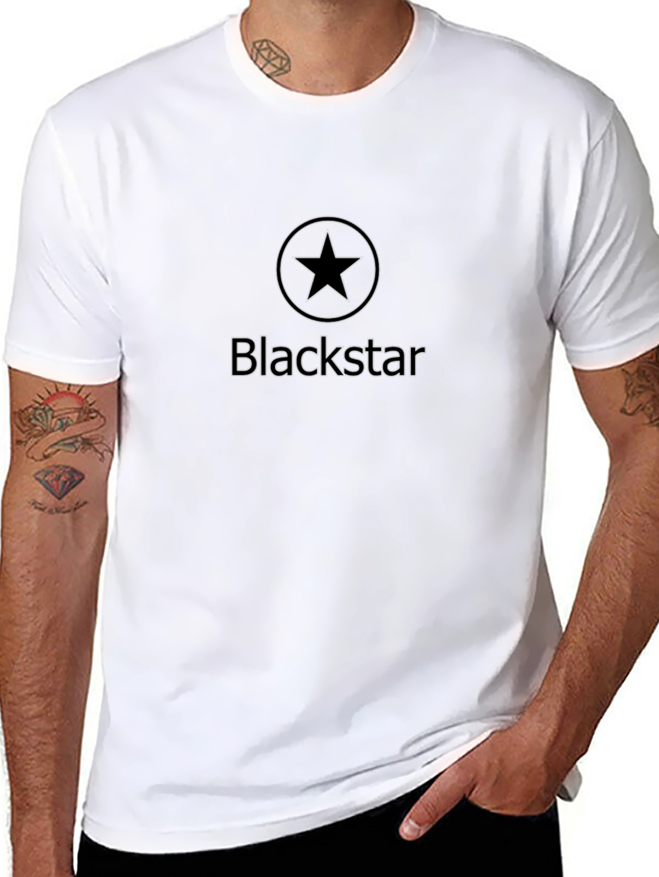 Black Star Graphic Tee - Modern Style