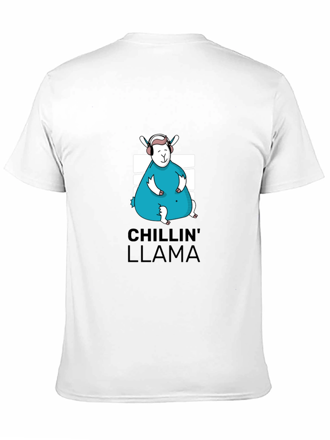 Chillin Llama Graphic Tee - Black
