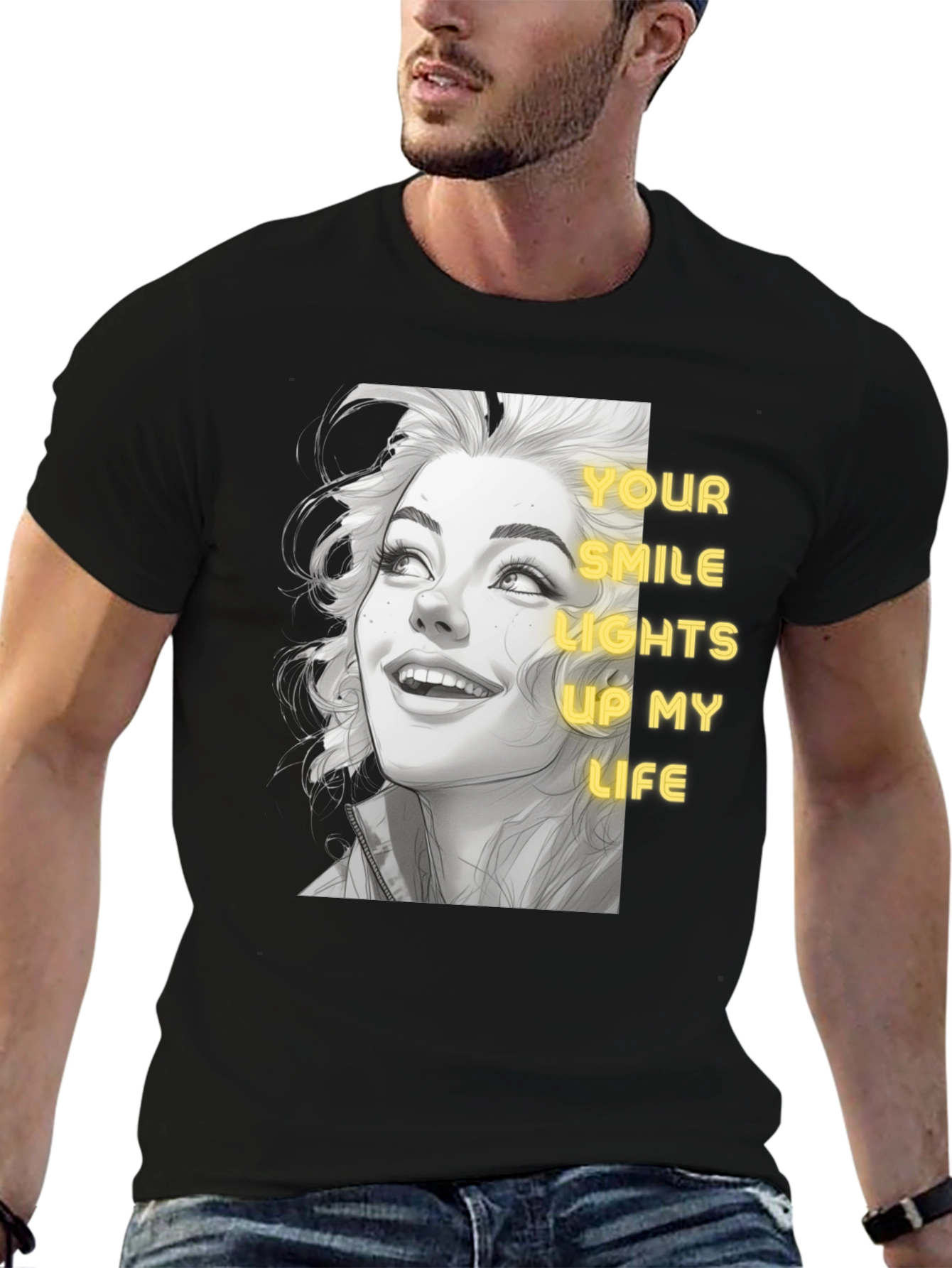 Smile Lights Up My Life Graphic Tee