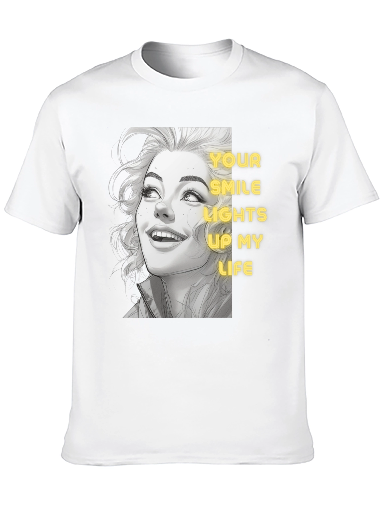 Smile Lights Up My Life Graphic Tee