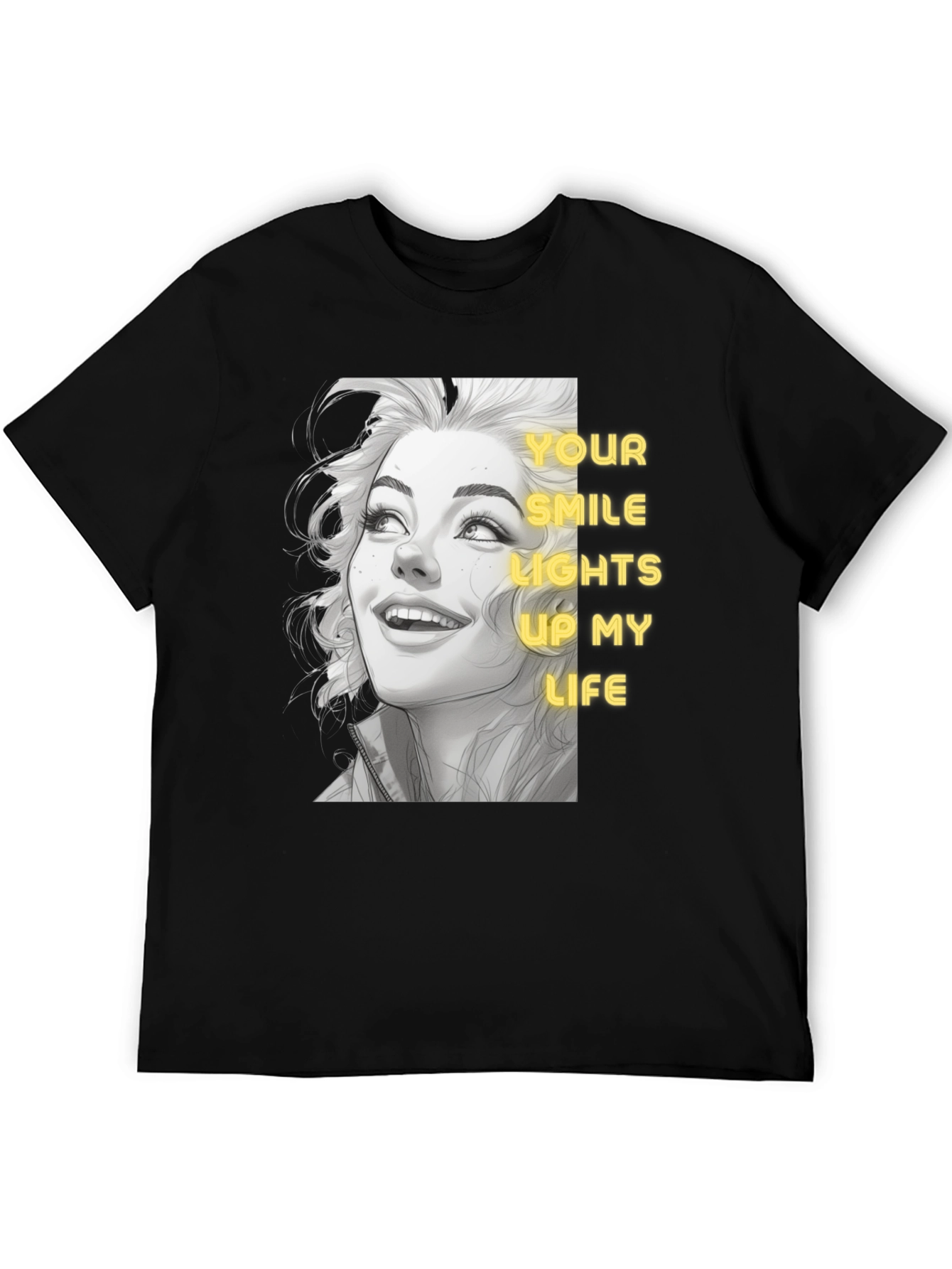 Smile Lights Up My Life Graphic Tee