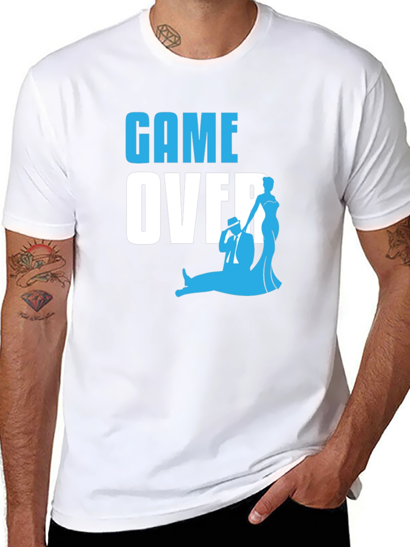 Game Over T-Shirt - Funny Groom Wedding Tee