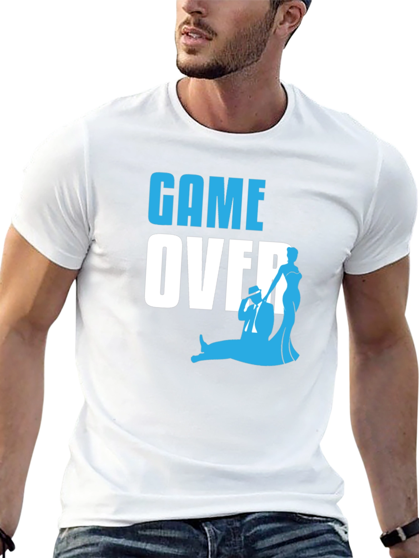 Game Over T-Shirt - Funny Groom Wedding Tee