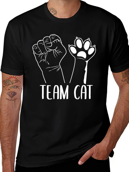 Team Cat T-Shirt - Feline Fan Apparel