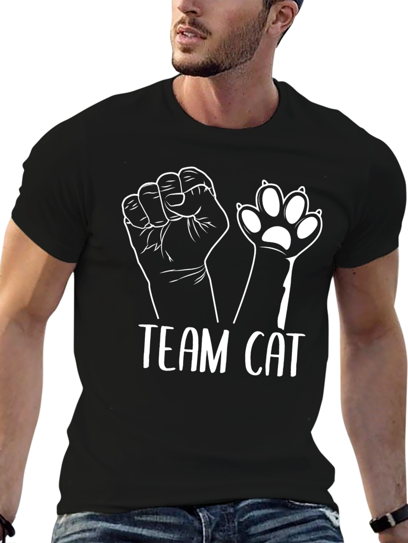 Team Cat T-Shirt - Feline Fan Apparel