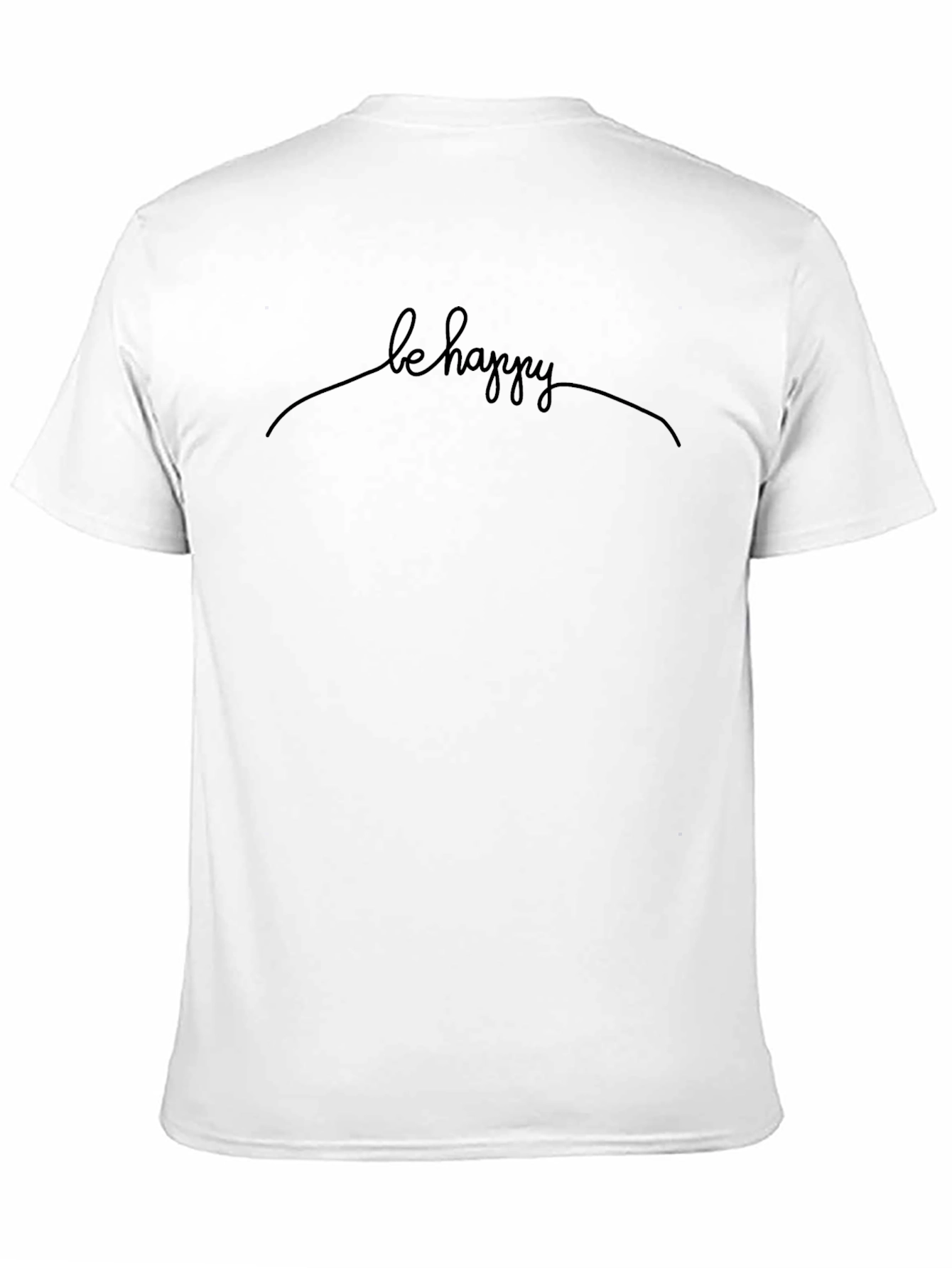 Be Happy Graphic Tee - Casual Comfort