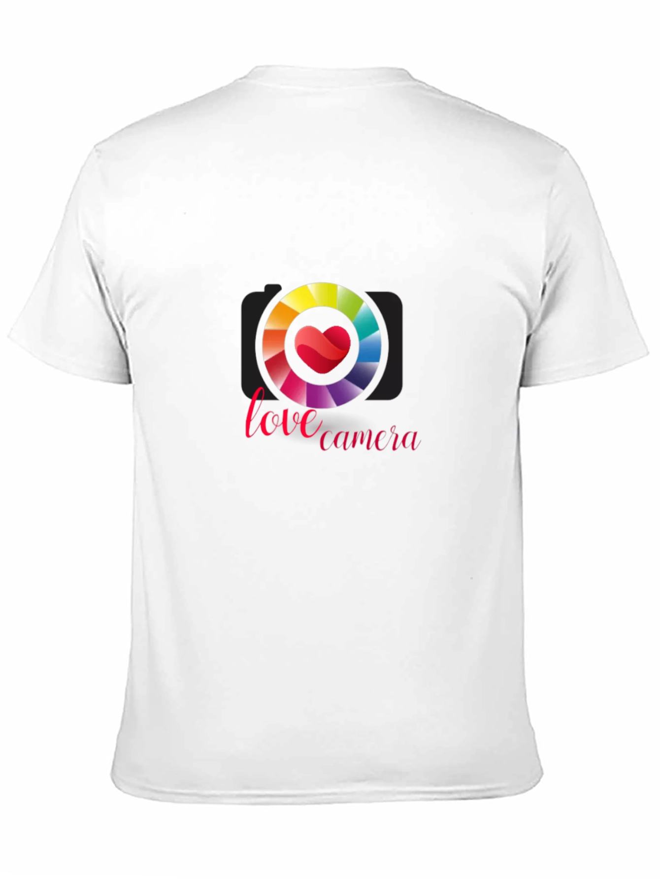 Love Camera Graphic Tee - Black T-Shirt