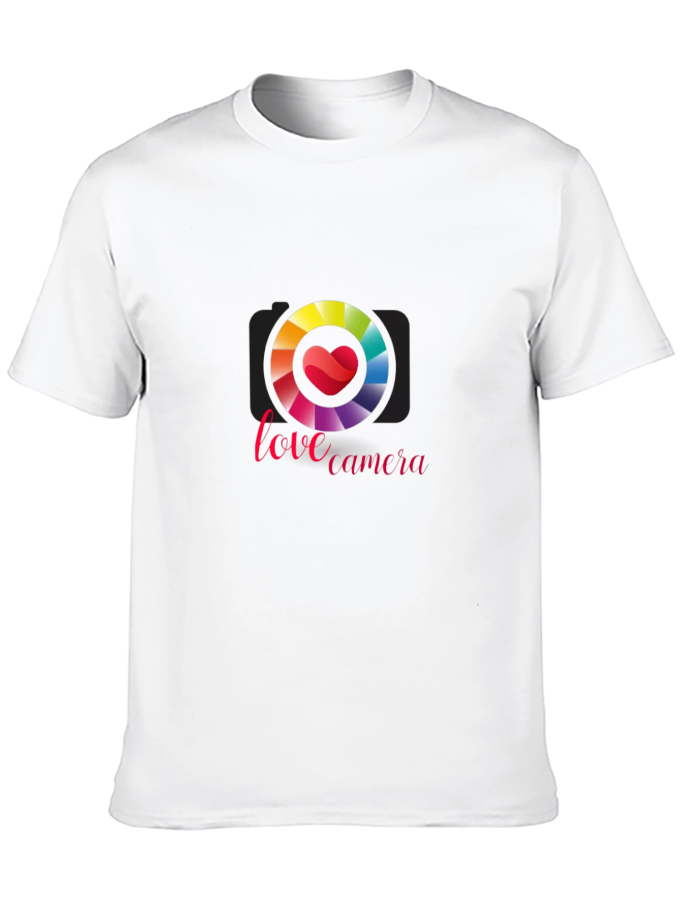Love Camera Graphic Tee - Black T-Shirt