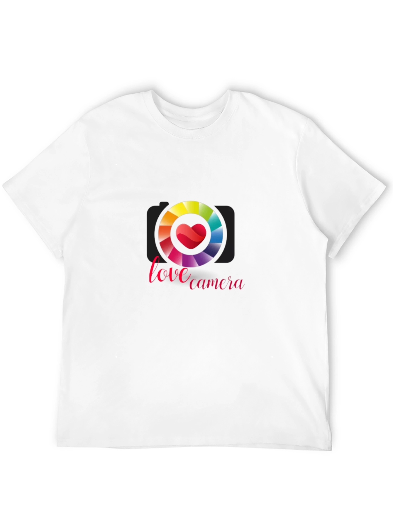 Love Camera Graphic Tee - Black T-Shirt