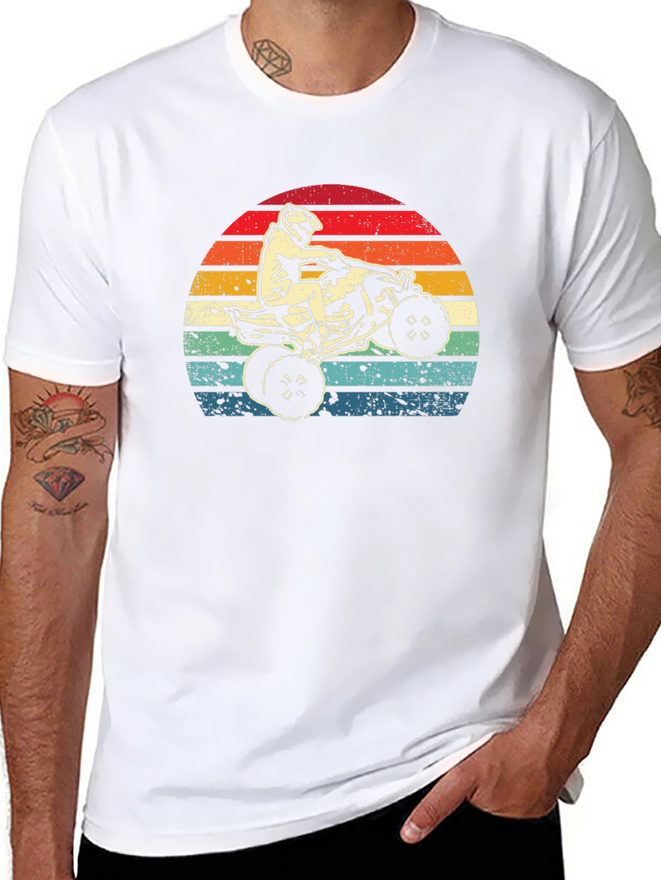 ATV Sunset Graphic T-Shirt