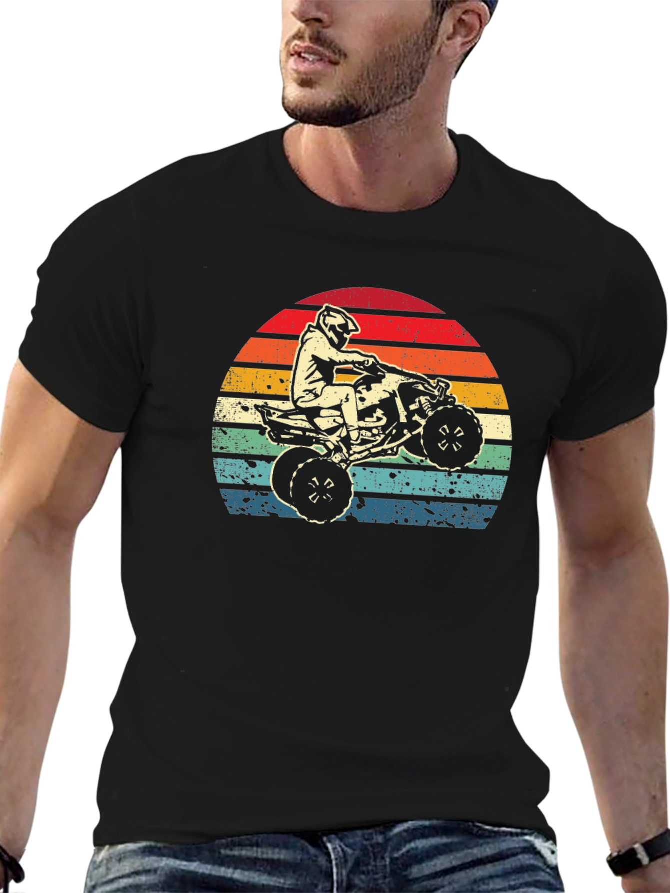 ATV Sunset Graphic T-Shirt