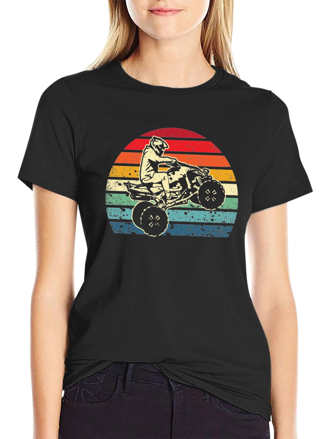 ATV Sunset Graphic T-Shirt