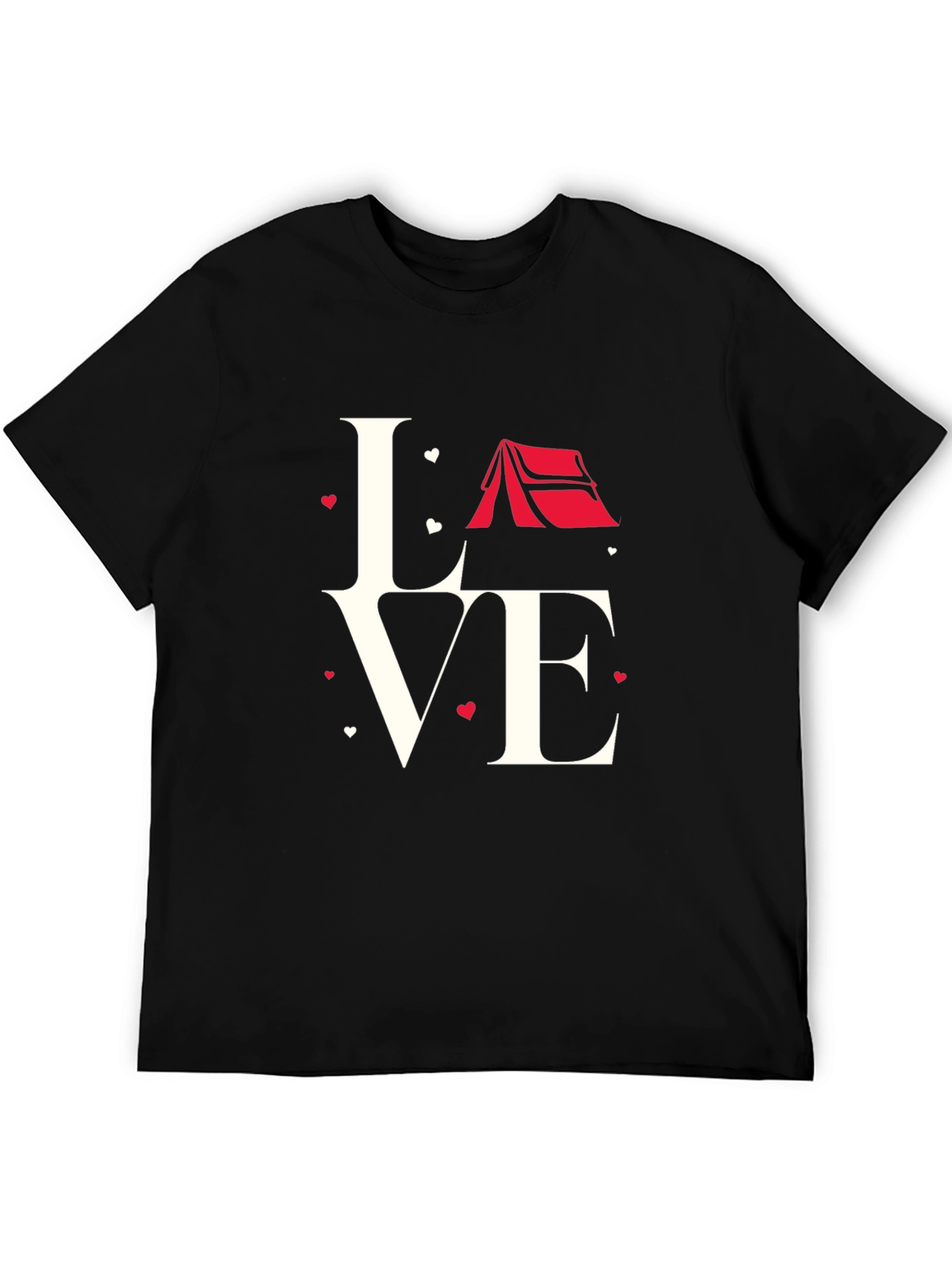 Love Camping Black T-Shirt