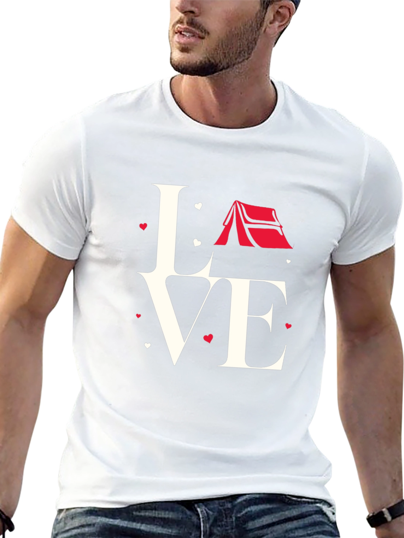 Love Camping Black T-Shirt
