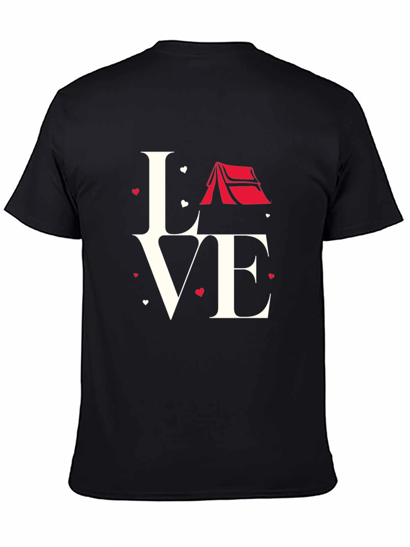 Love Camping Black T-Shirt