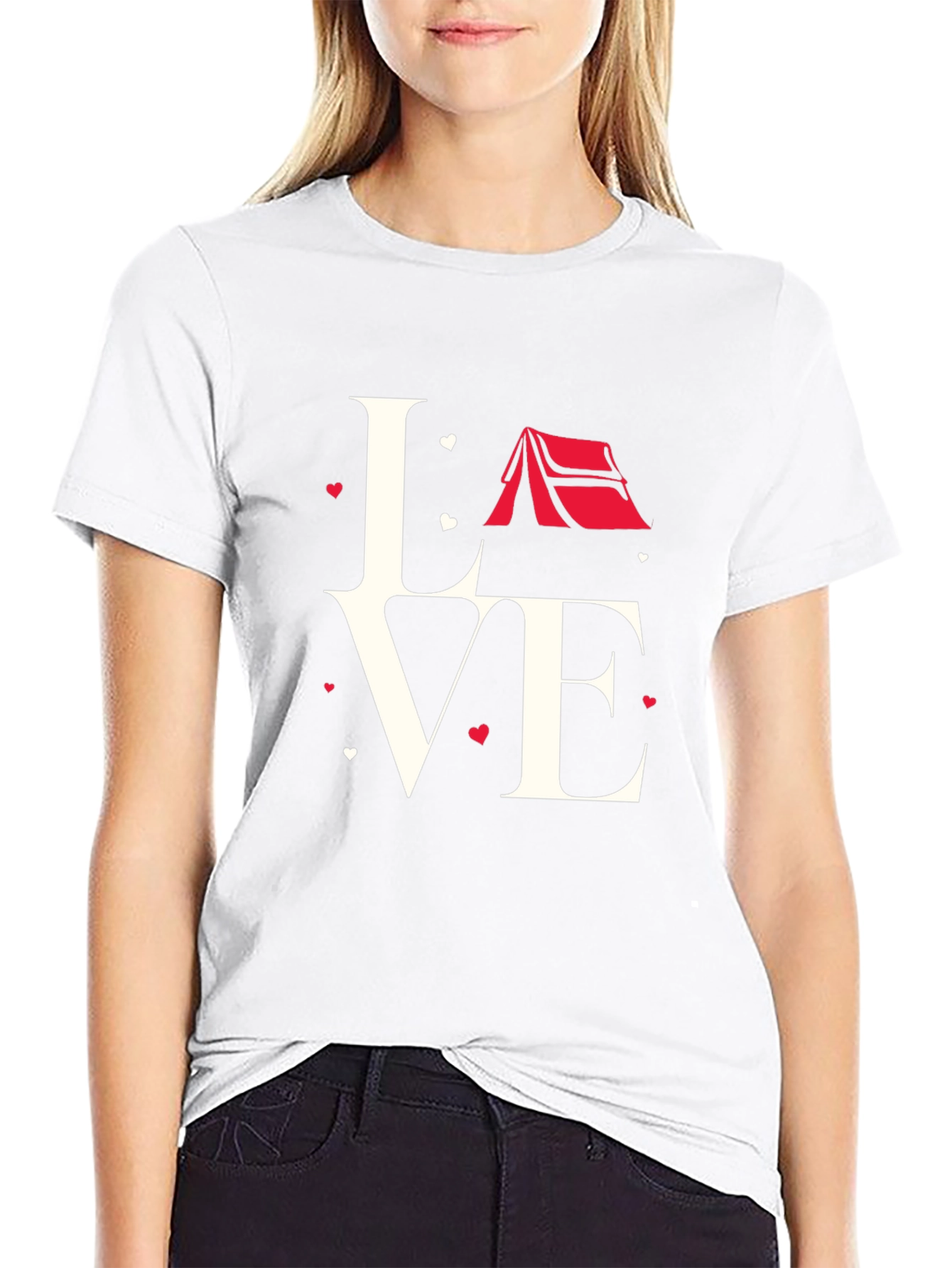 Love Camping Black T-Shirt