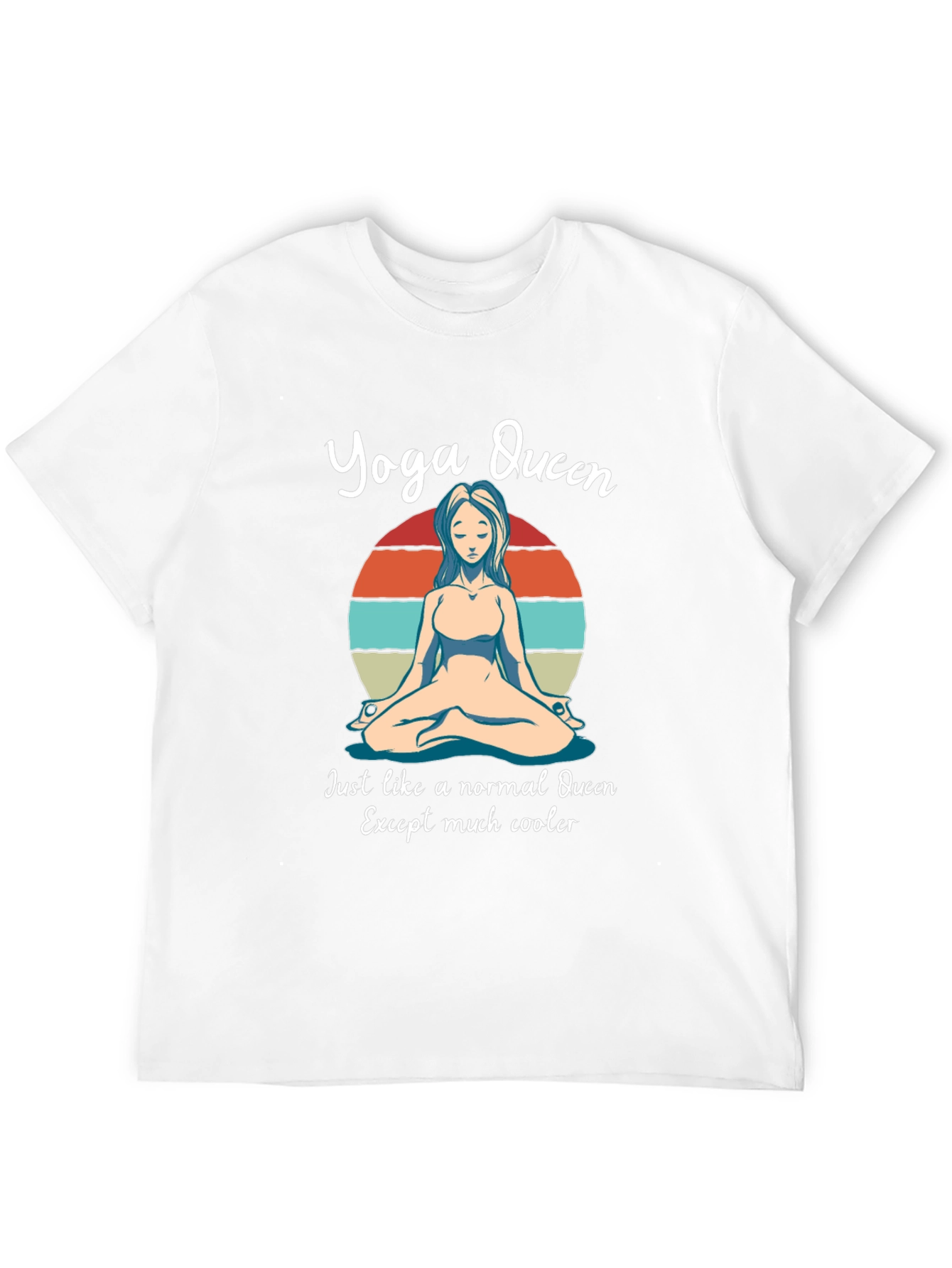 Yoga Queen Graphic Tee - Cool Relaxed Fit