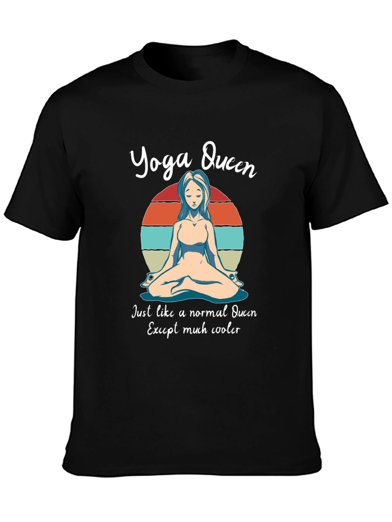 Yoga Queen Graphic Tee - Cool Relaxed Fit