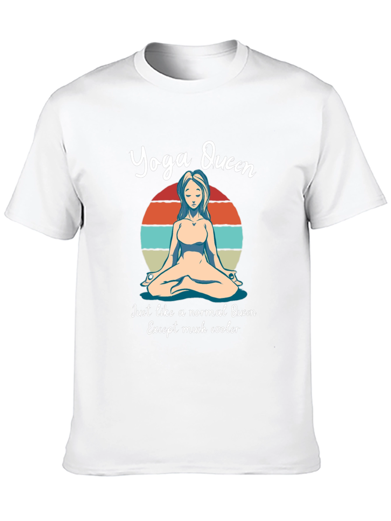 Yoga Queen Graphic Tee - Cool Relaxed Fit