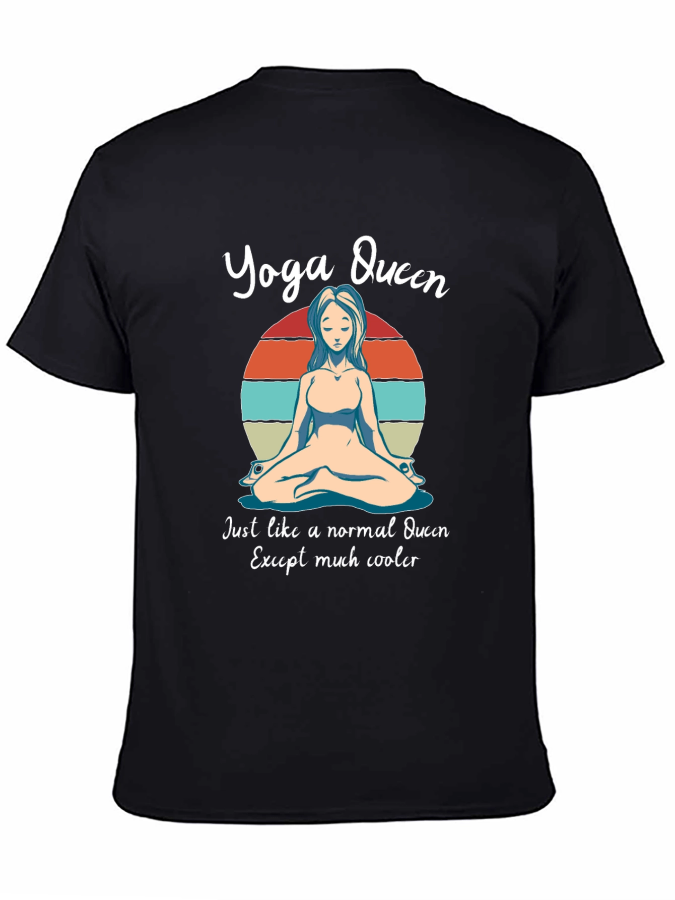Yoga Queen Graphic Tee - Cool Relaxed Fit