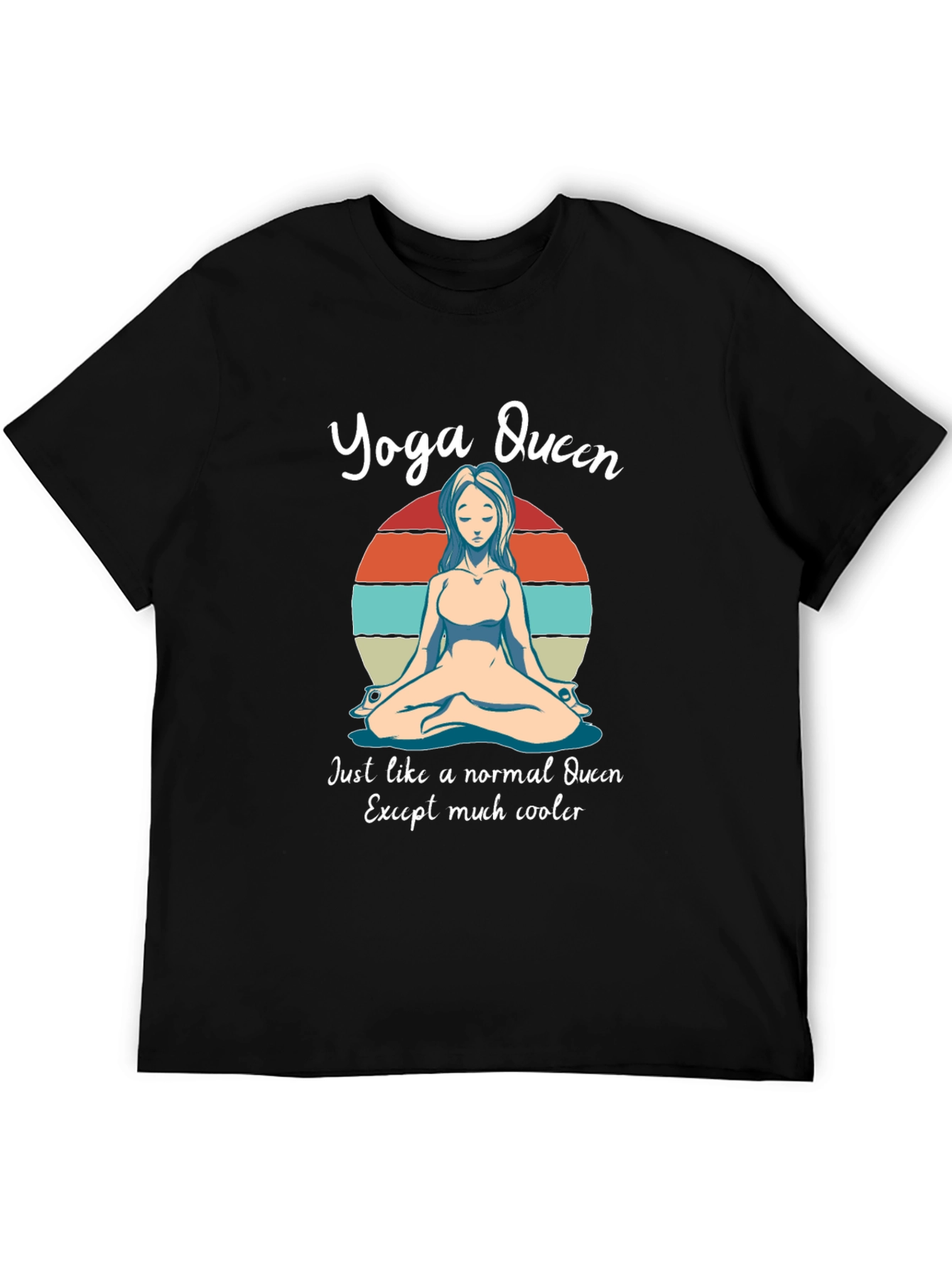Yoga Queen Graphic Tee - Cool Relaxed Fit