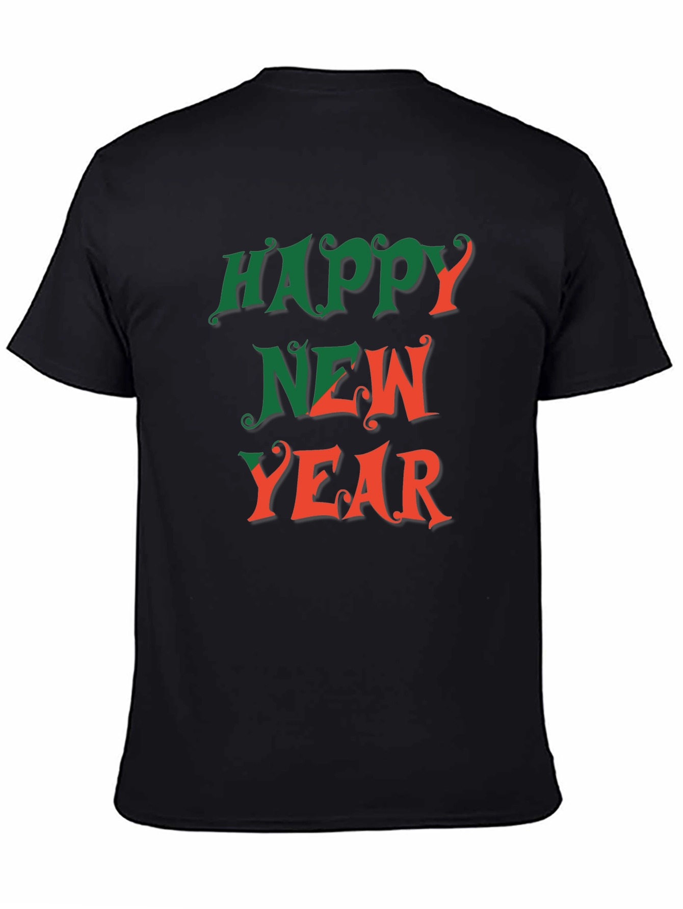 Happy New Year Graphic Tee - Festive Holiday Shirt