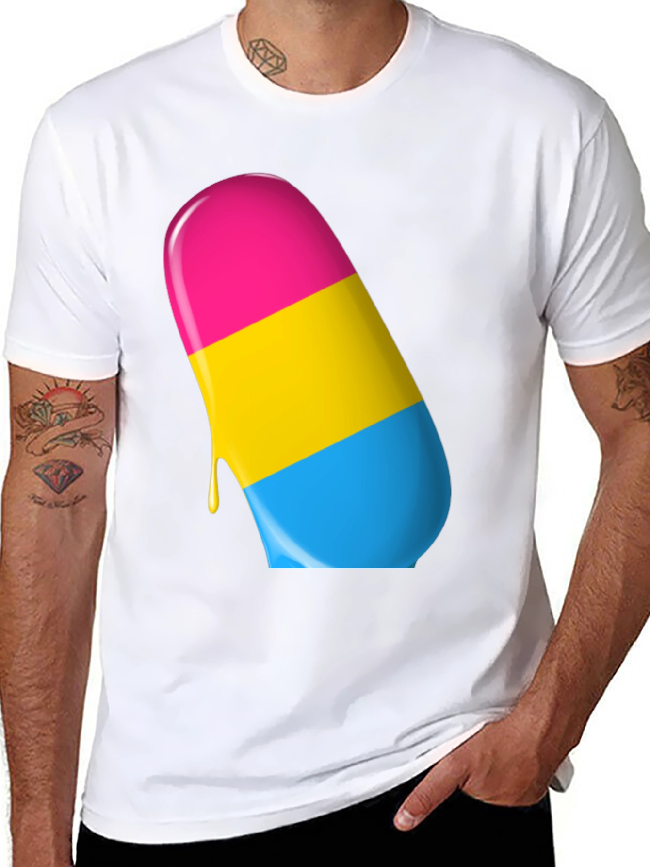 Pan Pride Popsicle Graphic Tee