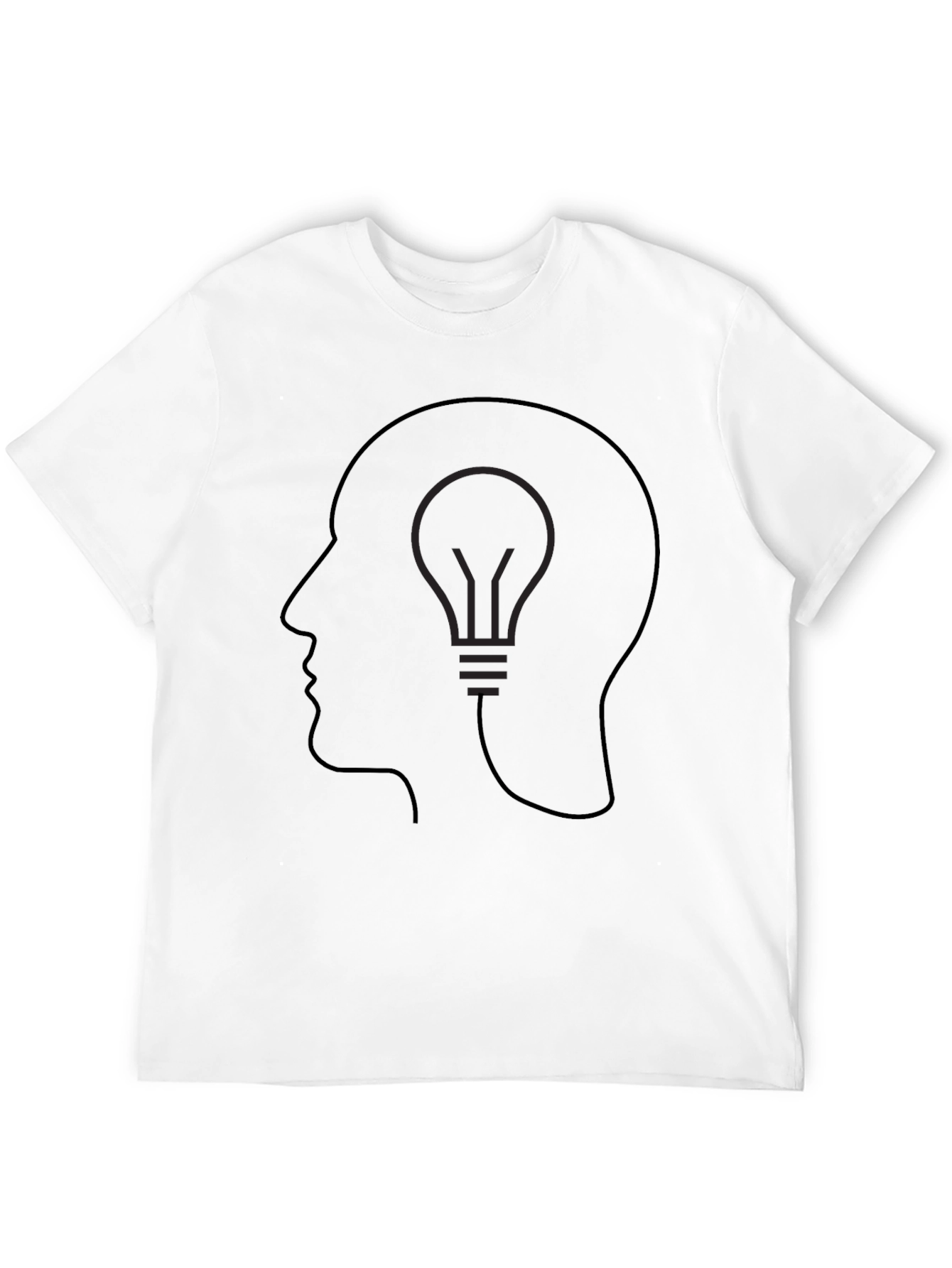 Mindful Idea Tee - Black Graphic T-Shirt