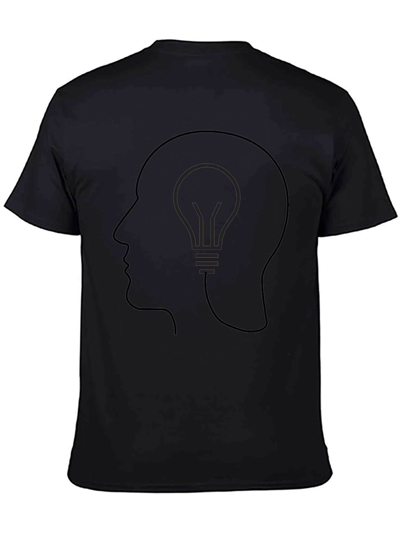 Mindful Idea Tee - Black Graphic T-Shirt
