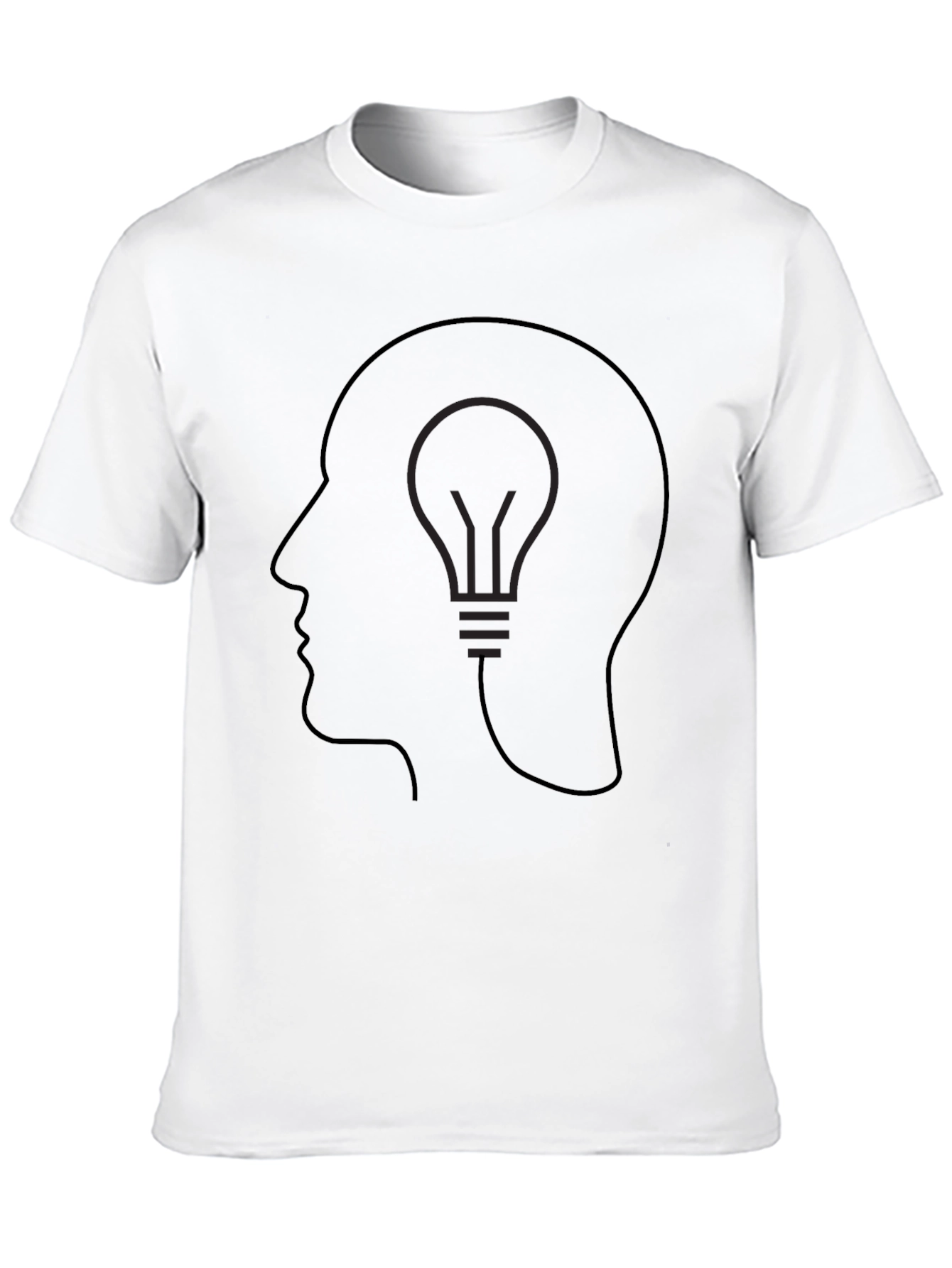Mindful Idea Tee - Black Graphic T-Shirt