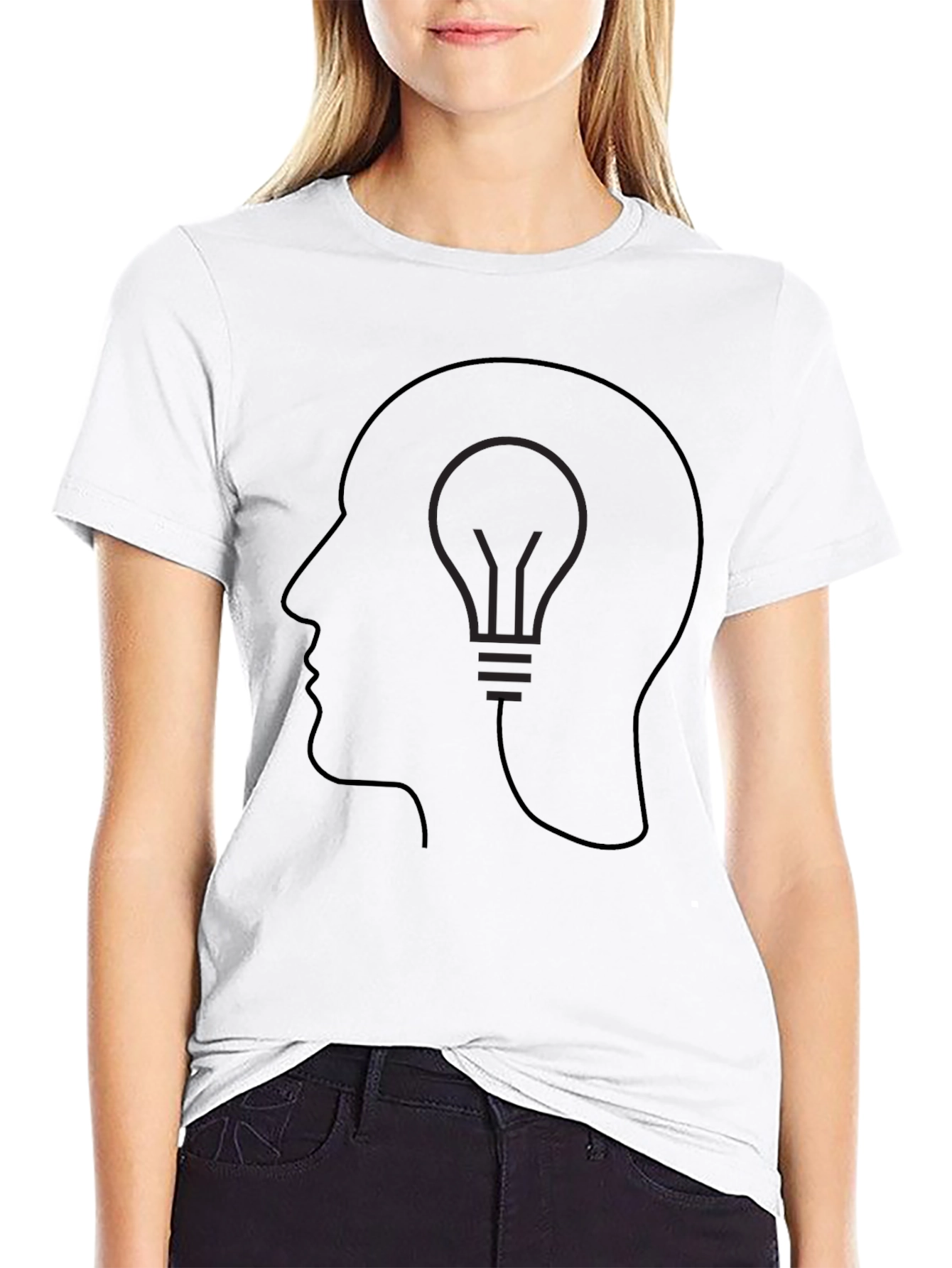 Mindful Idea Tee - Black Graphic T-Shirt