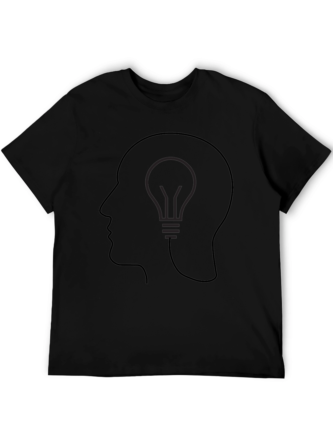 Mindful Idea Tee - Black Graphic T-Shirt