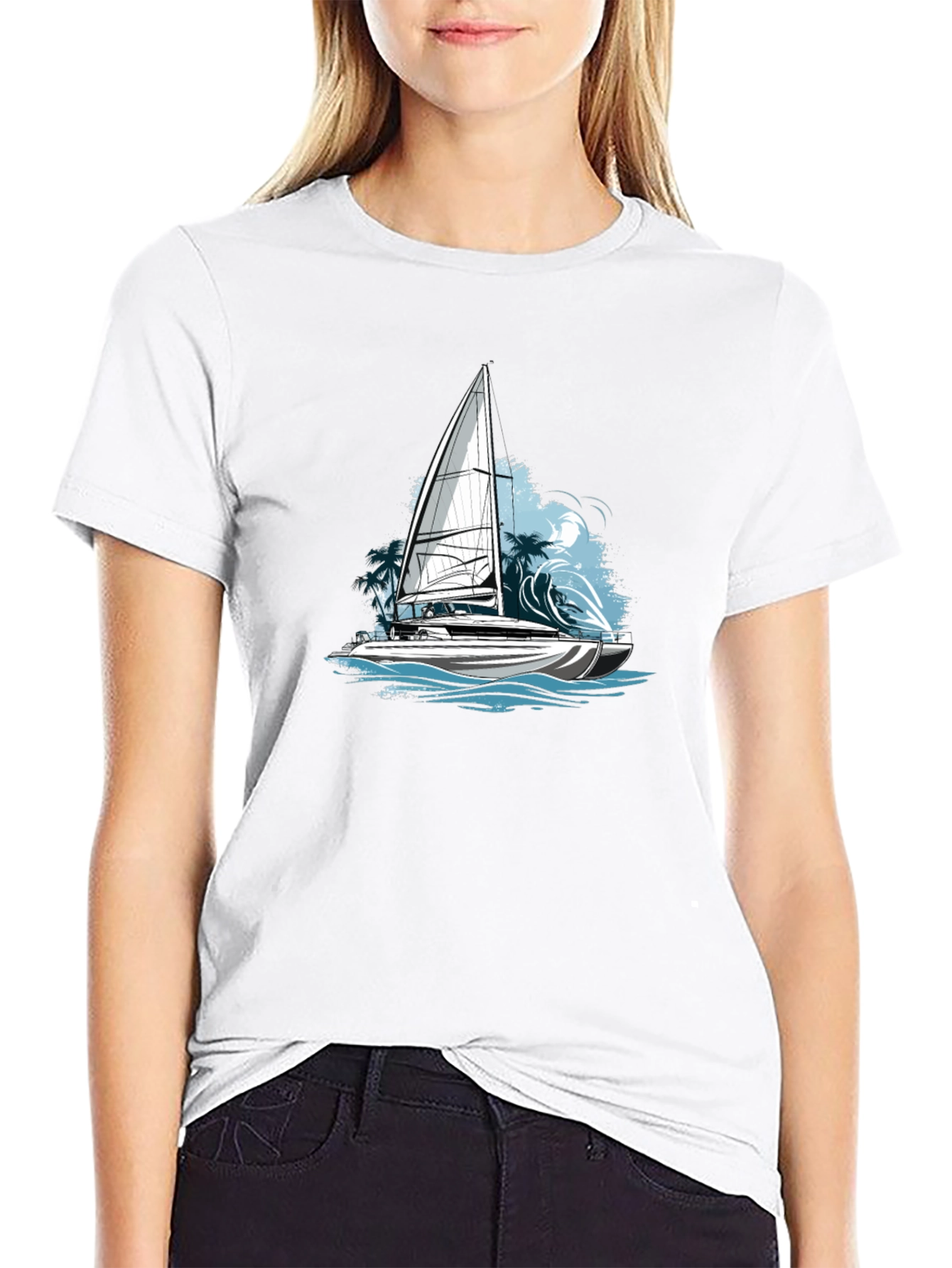 Sailing Adventure Tee - Sailboat Graphic T-Shirt