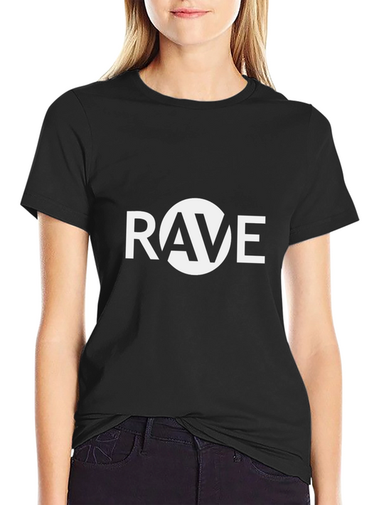 Rave Graphic Black T-Shirt - Music Festival Style