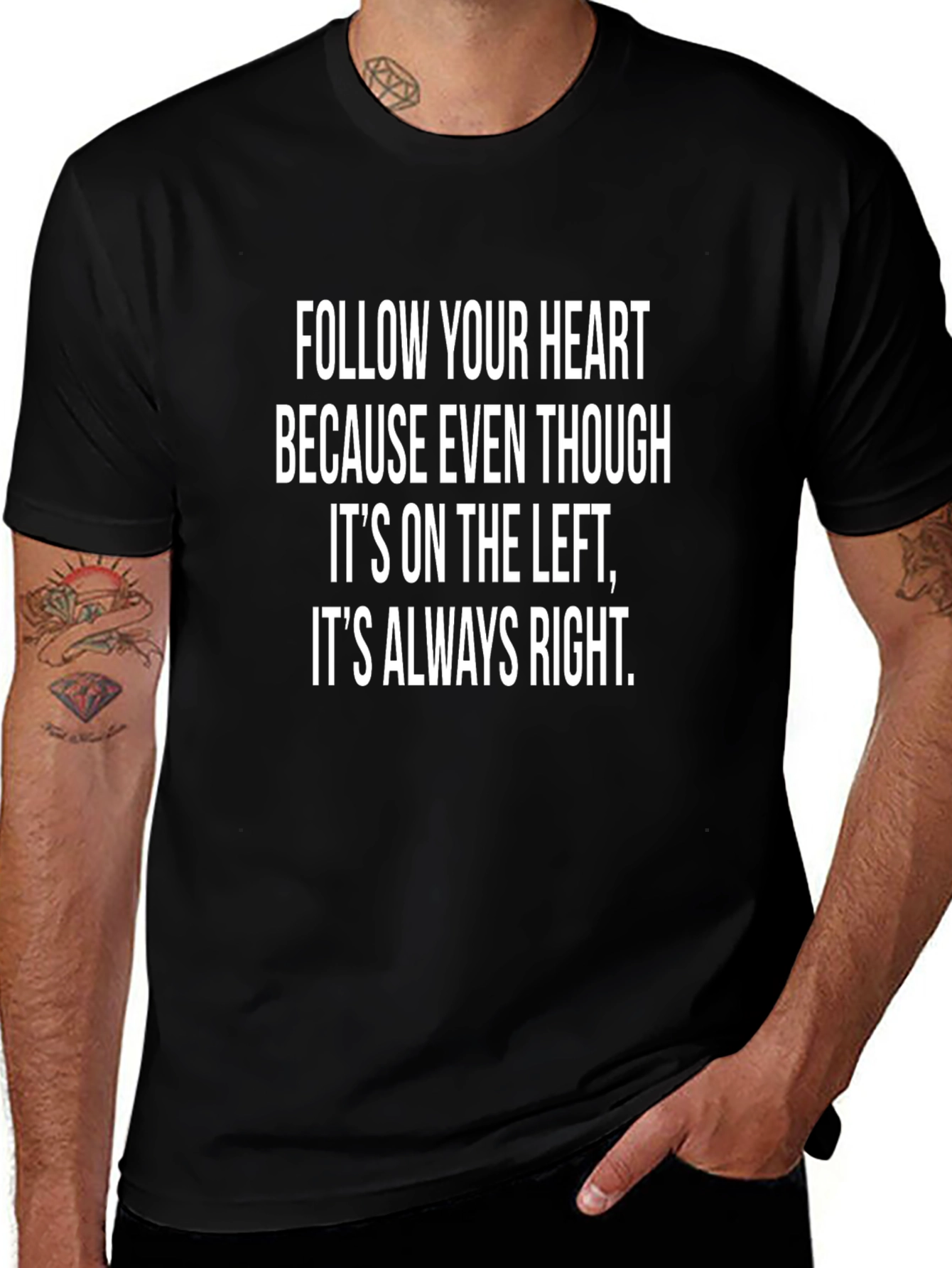 Follow Your Heart Graphic T-Shirt