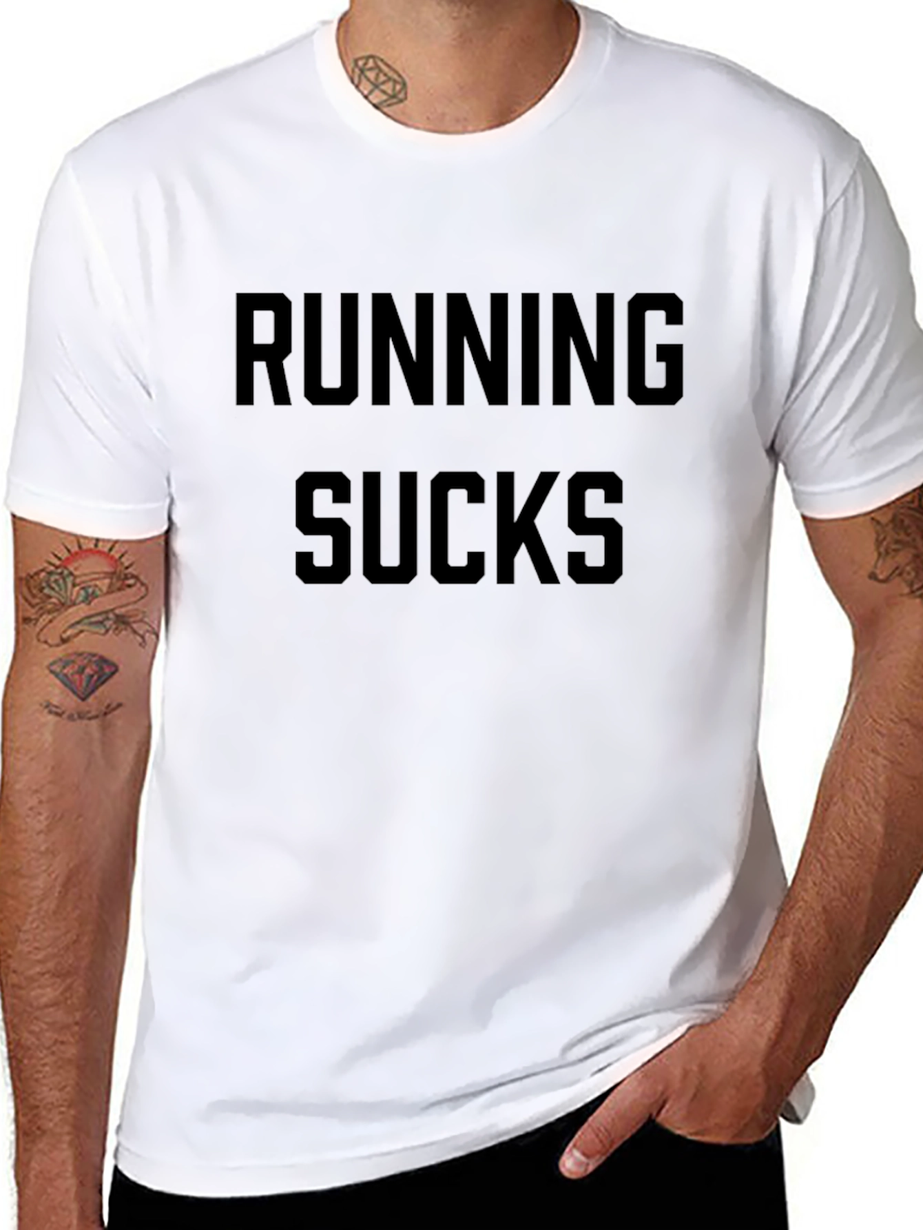 Running Sucks T-Shirt - Funny Workout Tee