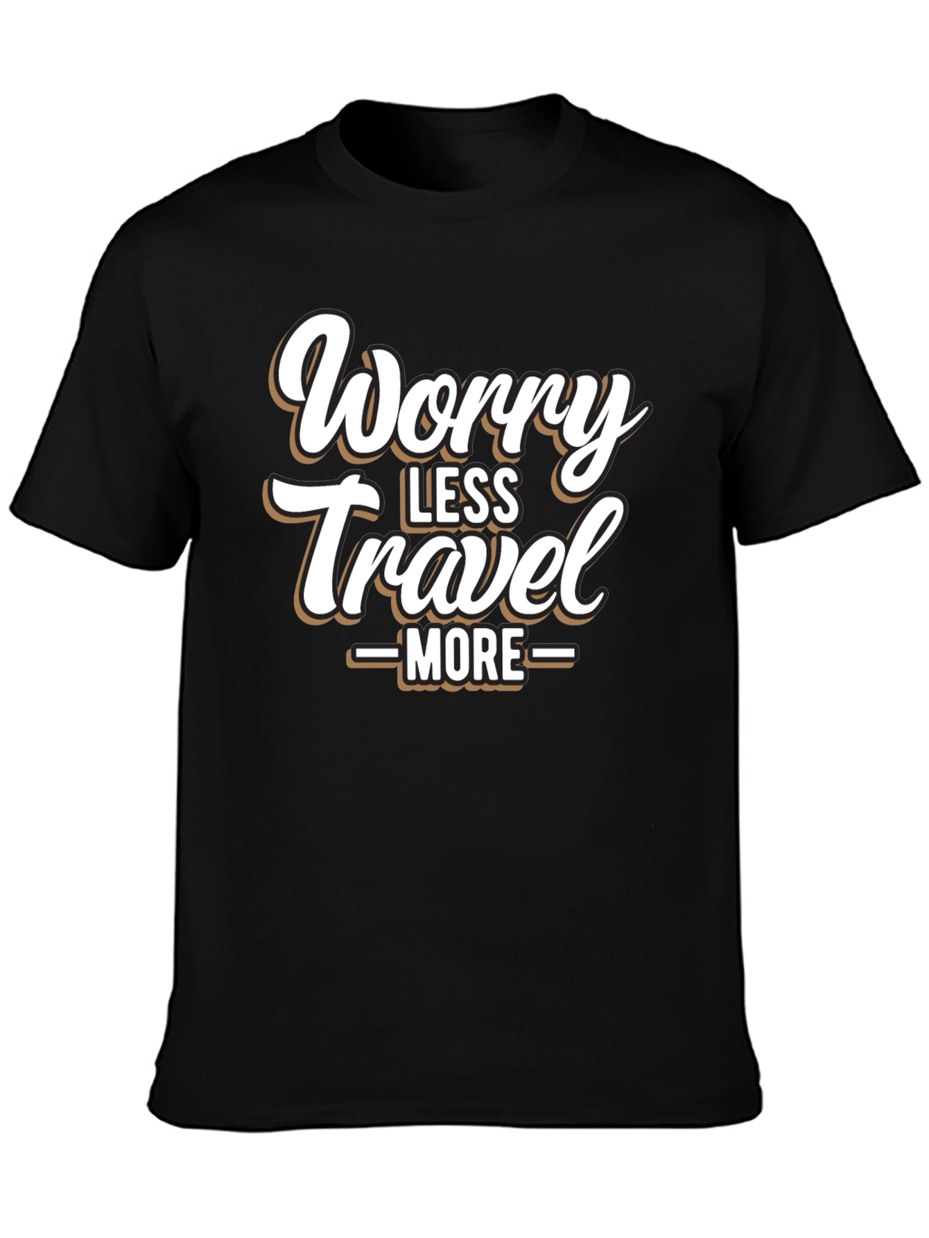Worry Less Travel More Graphic T-Shirt