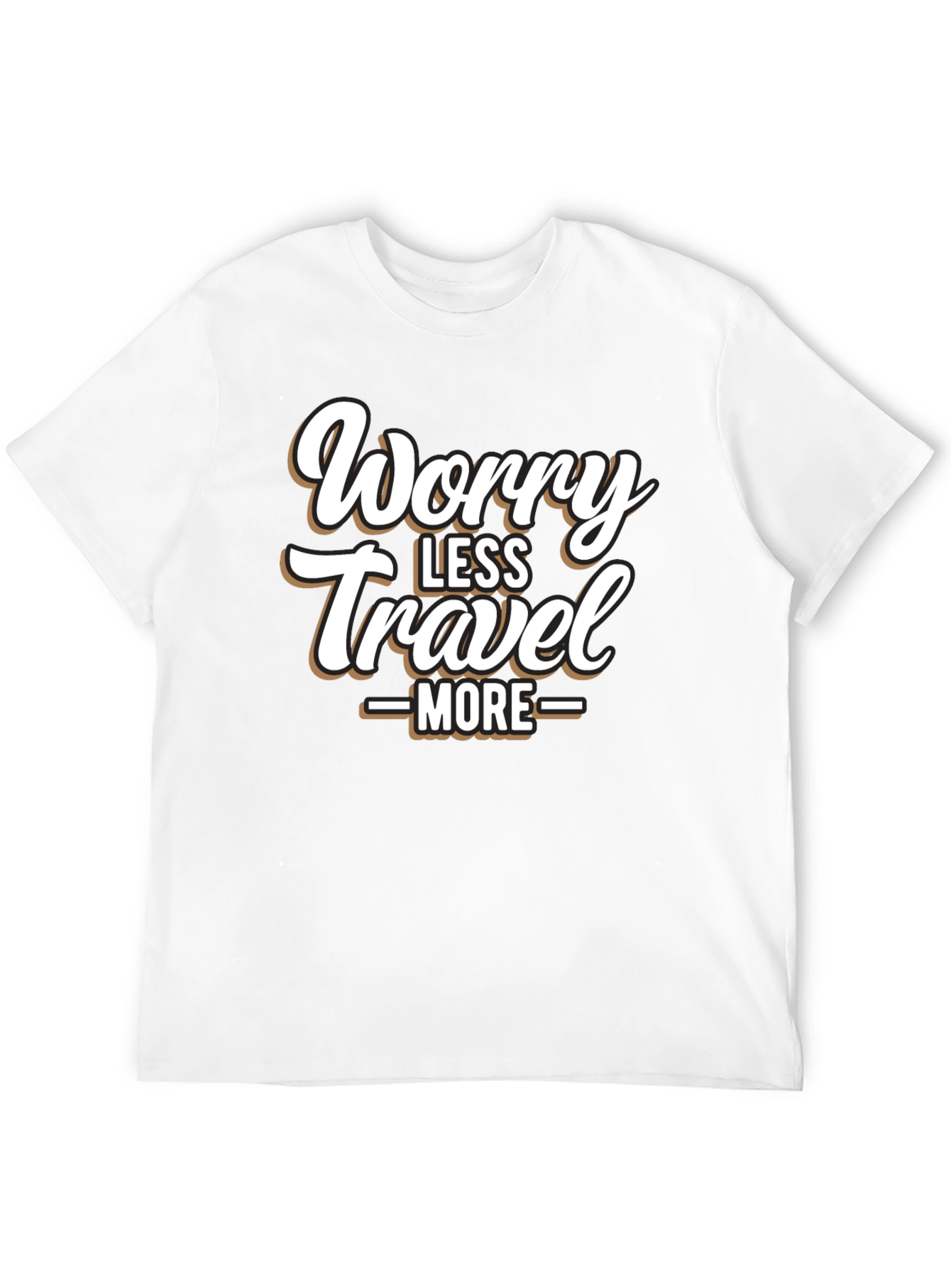 Worry Less Travel More Graphic T-Shirt