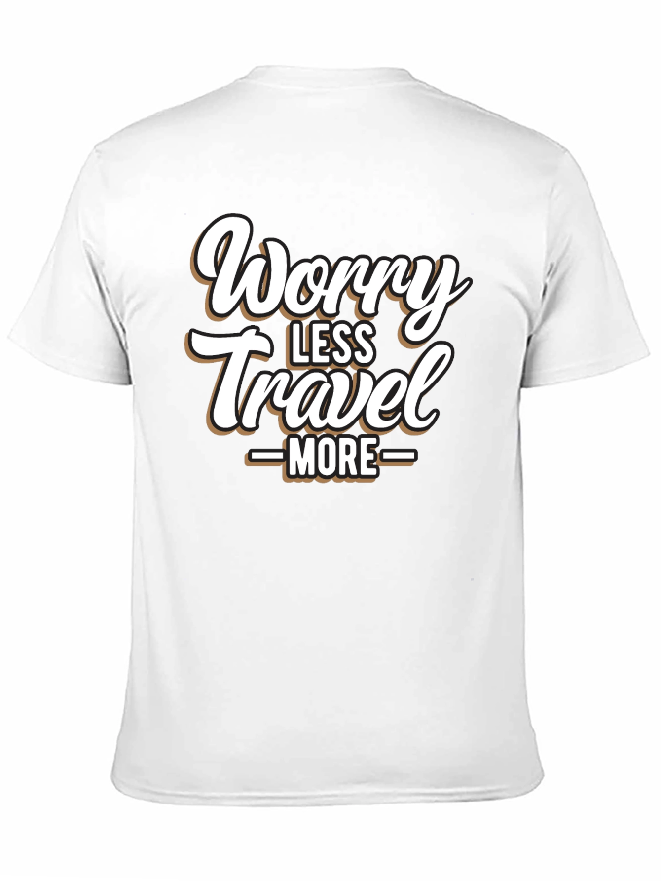 Worry Less Travel More Graphic T-Shirt