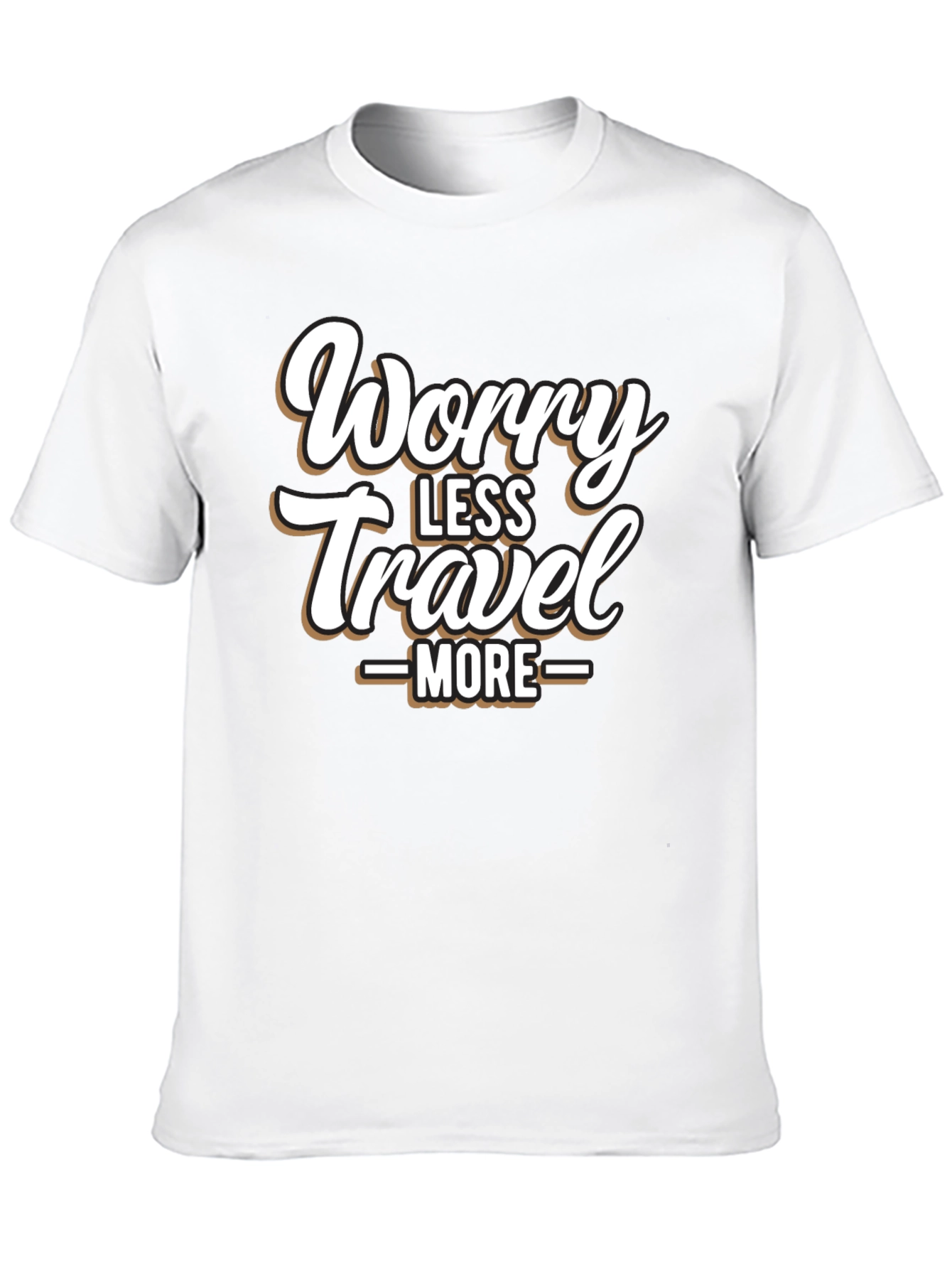 Worry Less Travel More Graphic T-Shirt