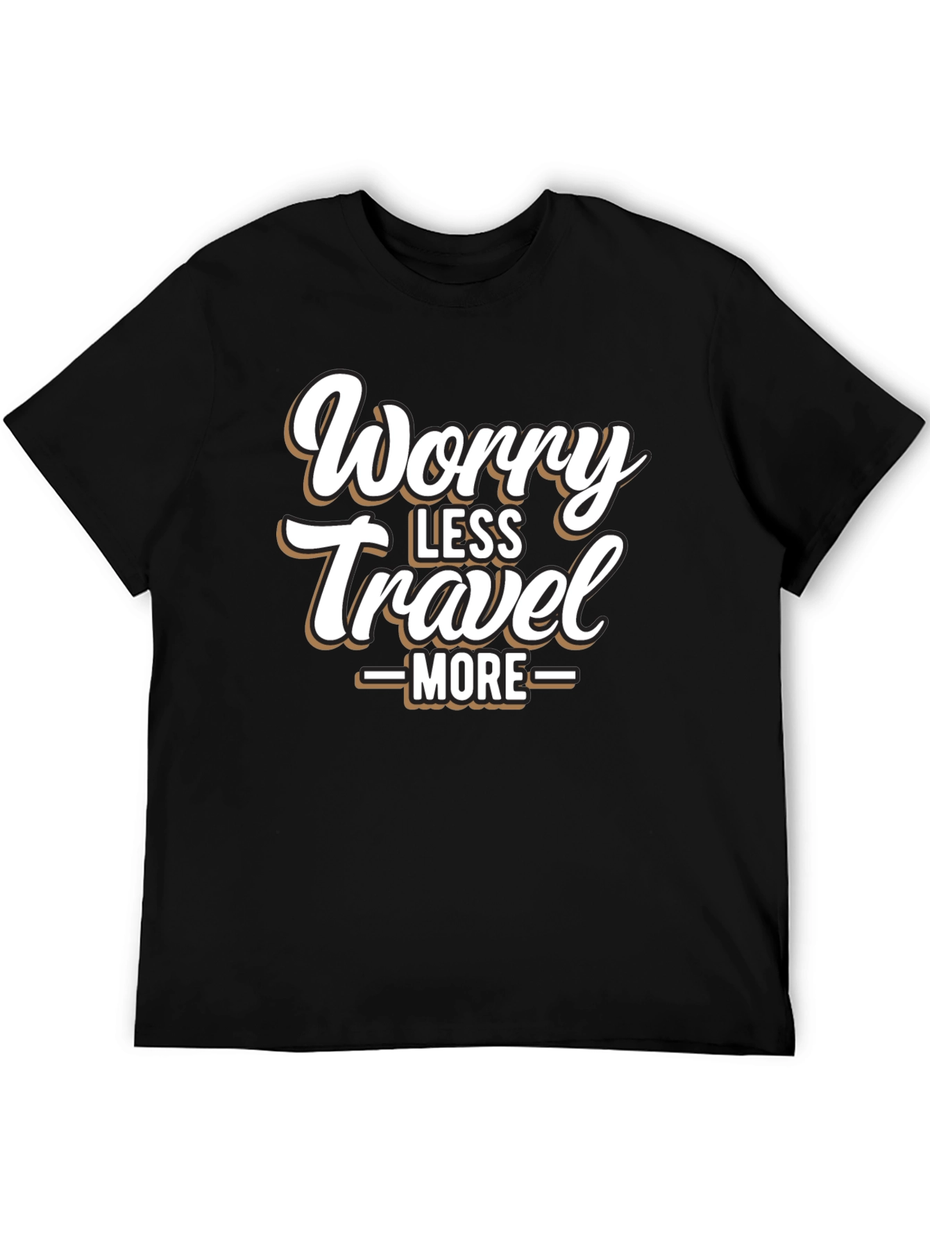 Worry Less Travel More Graphic T-Shirt