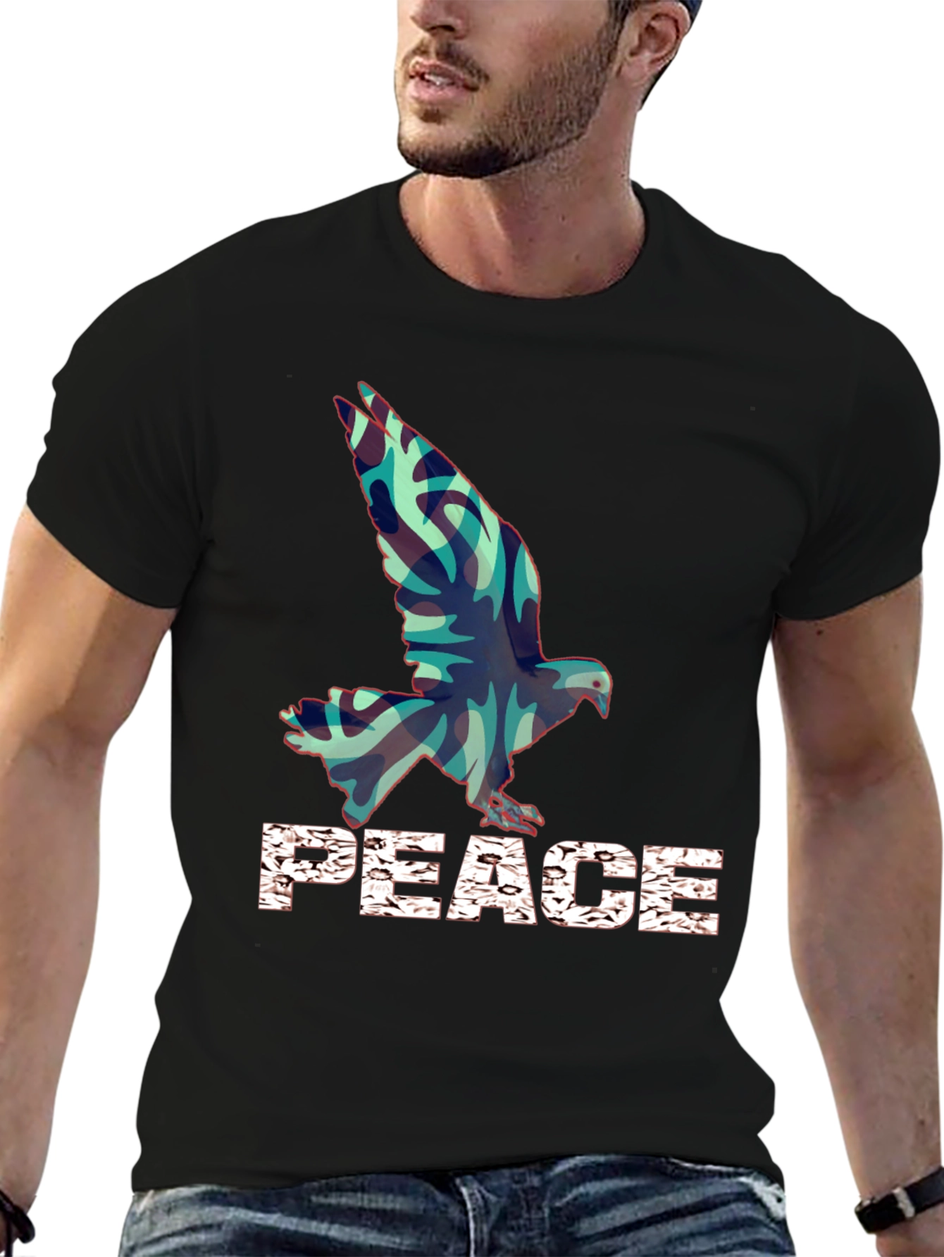Peace Dove Graphic Tee - Stylish Comfort