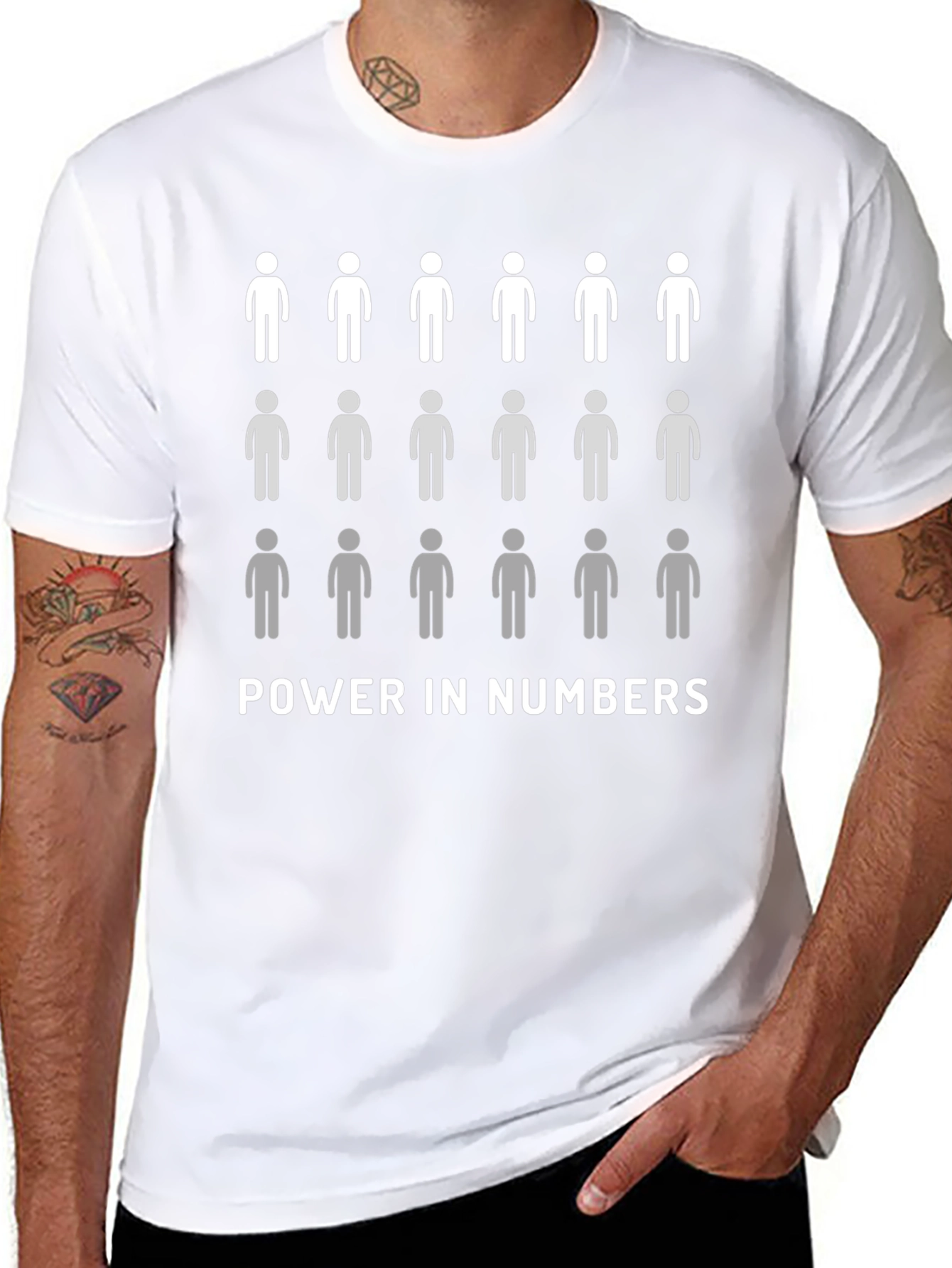 Power in Numbers Graphic T-Shirt