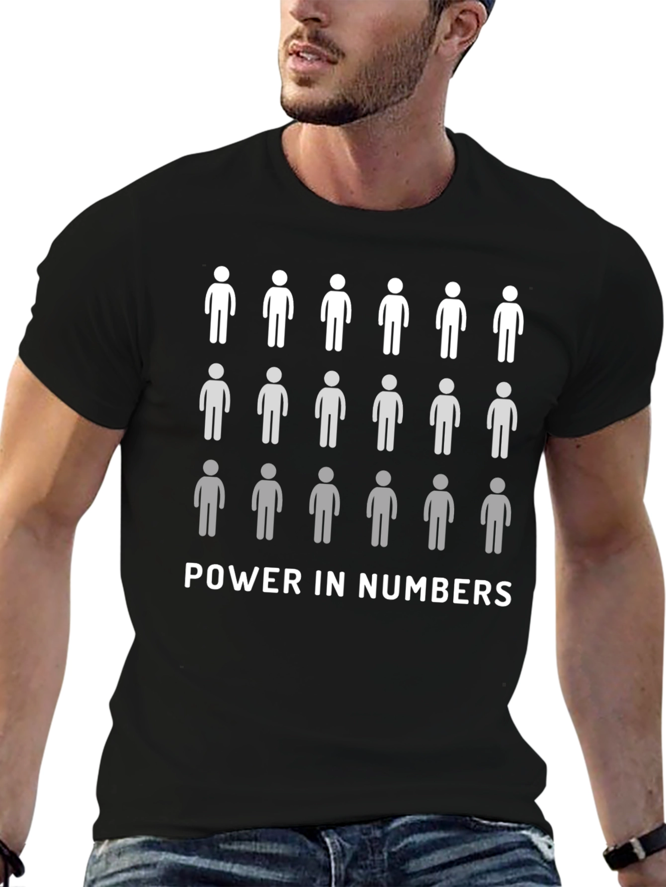 Power in Numbers Graphic T-Shirt