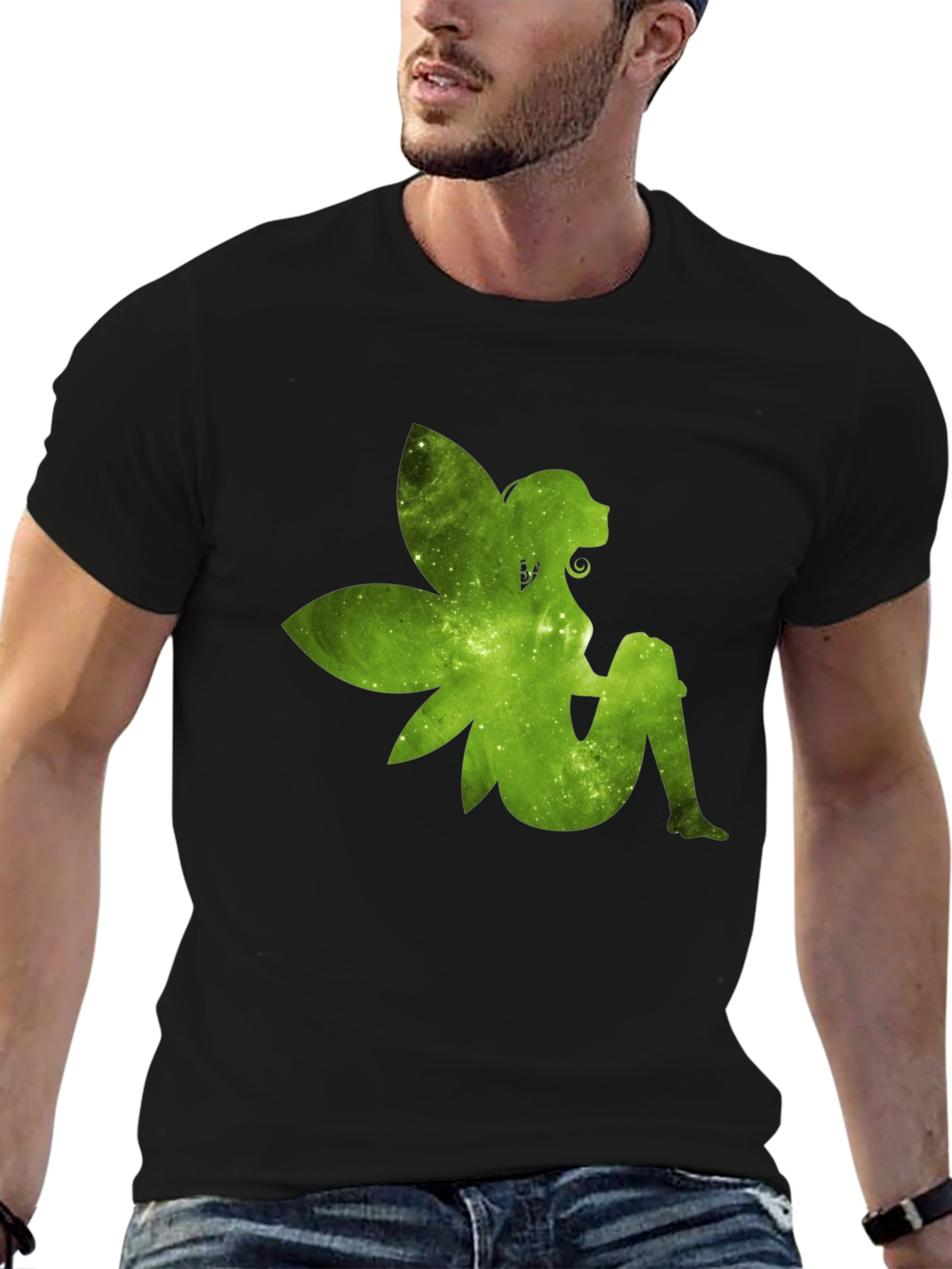 Fairy Silhouette T-Shirt - Unique Graphic Tee