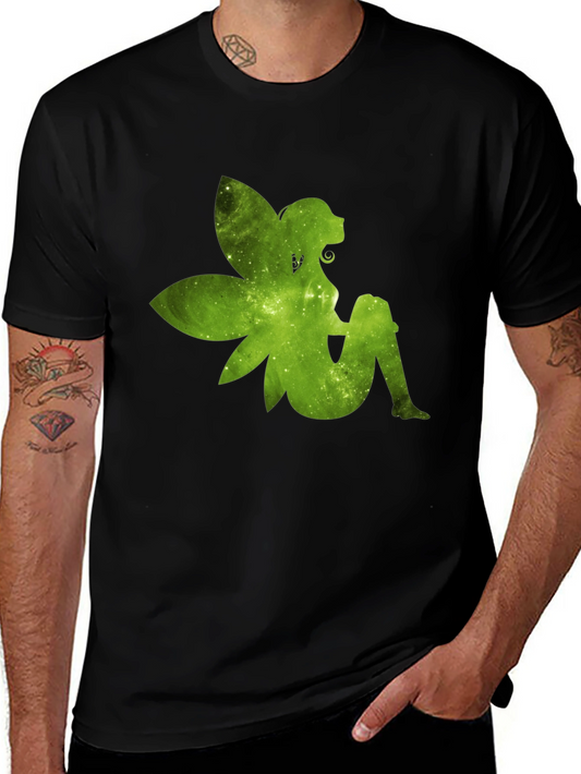 Fairy Silhouette T-Shirt - Unique Graphic Tee